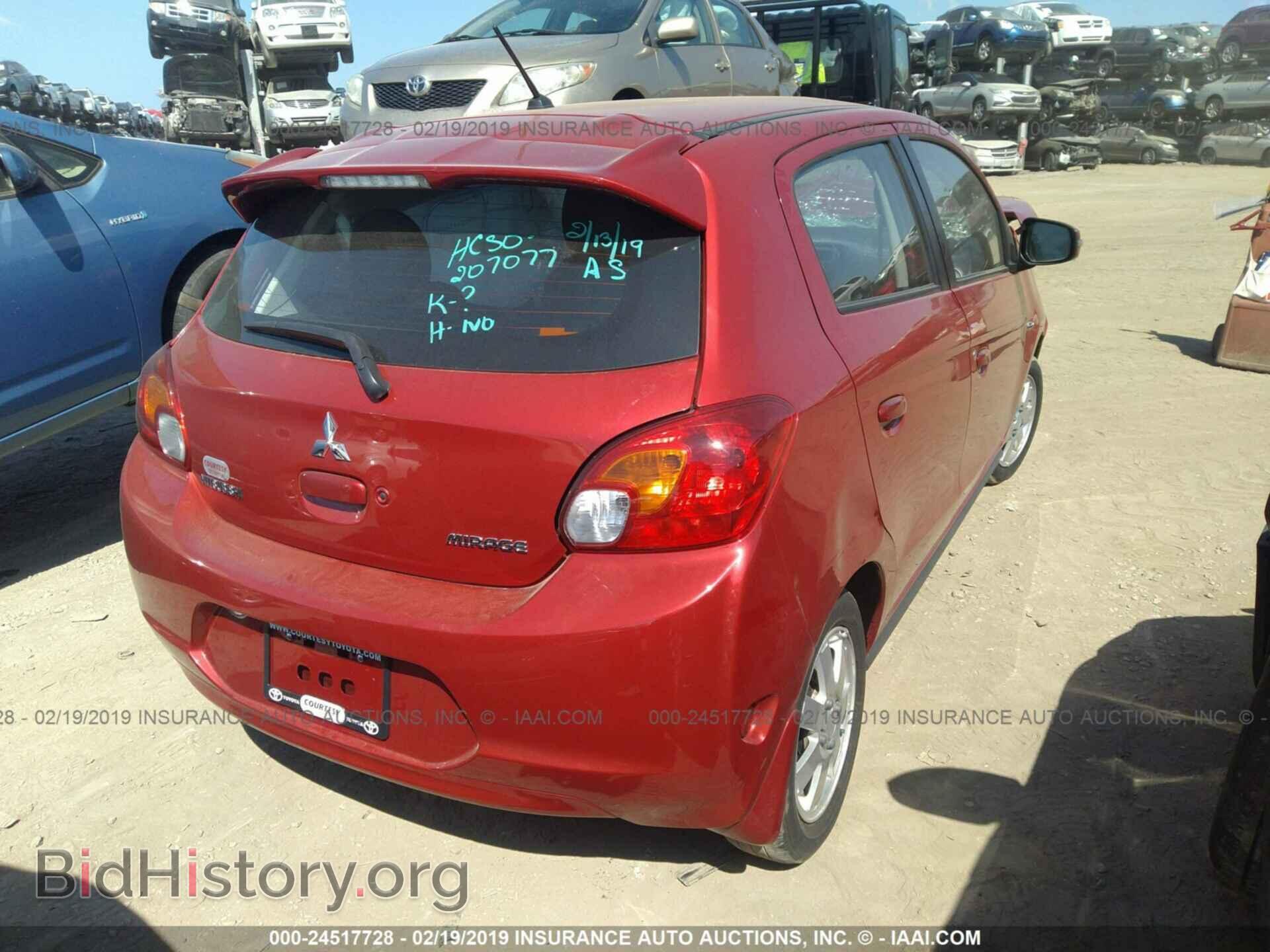 2015 MITSUBISHI MIRAGE - VIN: ML32A4HJ4FH031078 - Фото 4