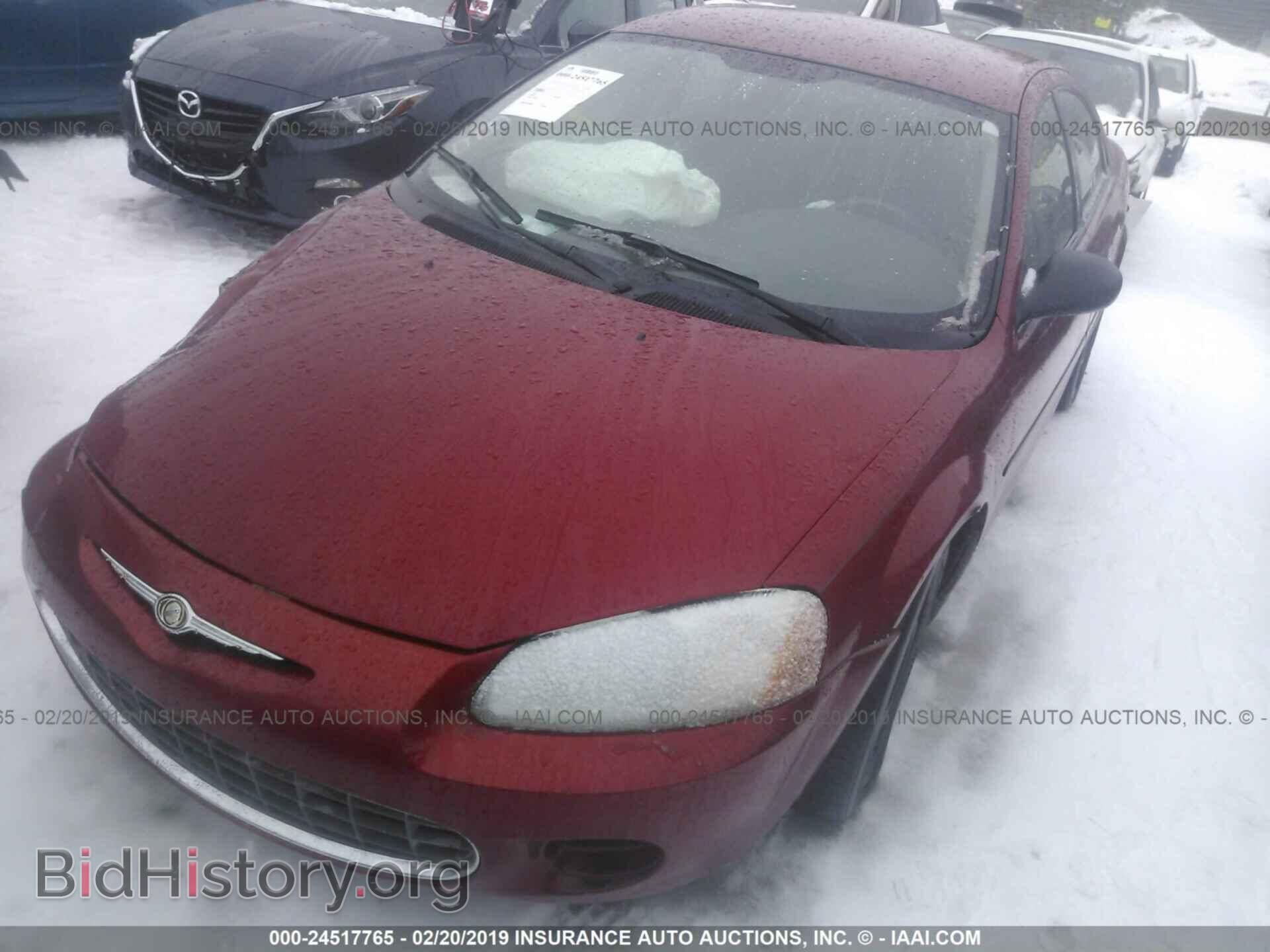 2002 CHRYSLER SEBRING - VIN: 1C3EL46X82N350298 - Фото 2