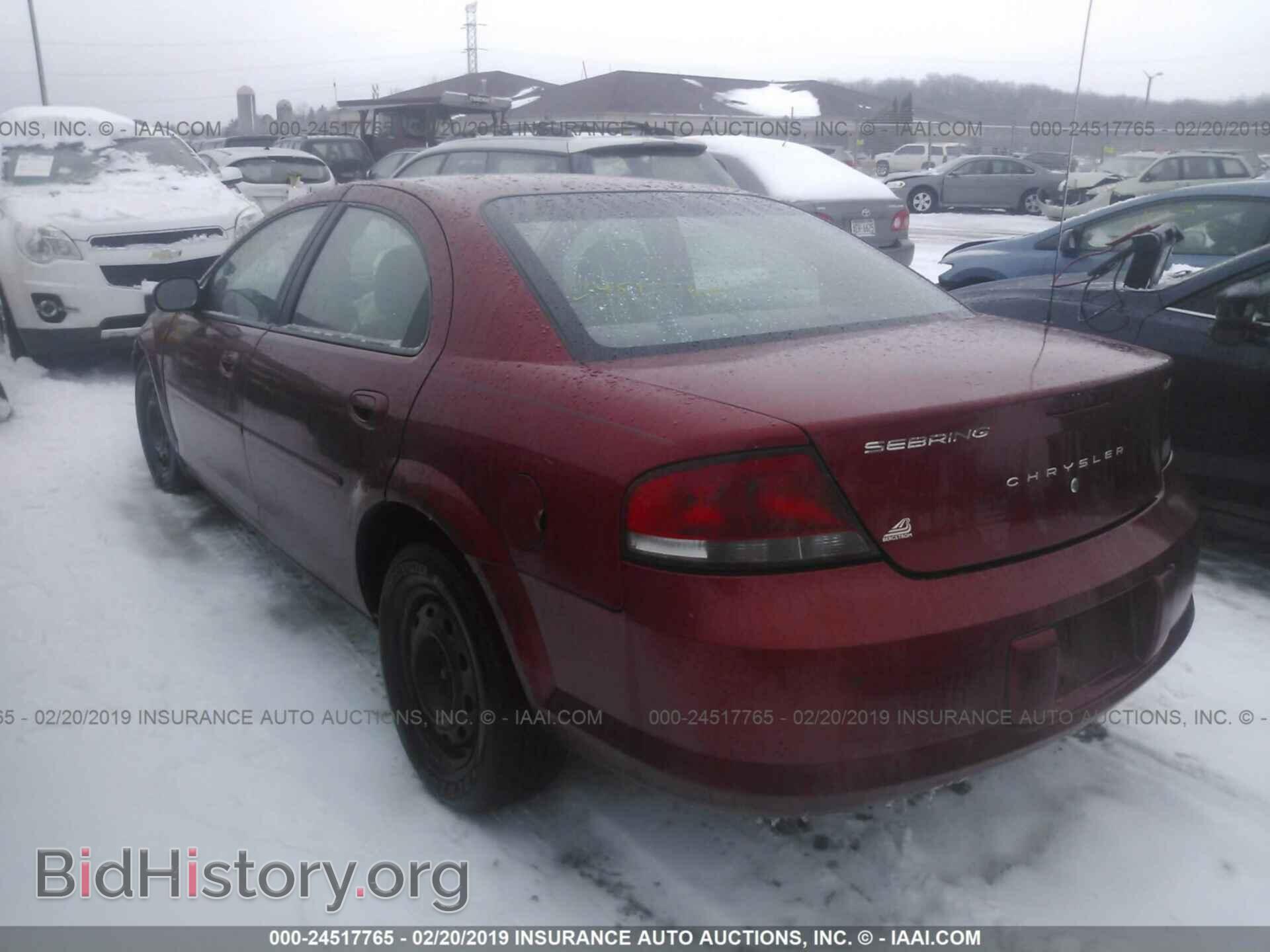 2002 CHRYSLER SEBRING - VIN: 1C3EL46X82N350298 - Фото 3