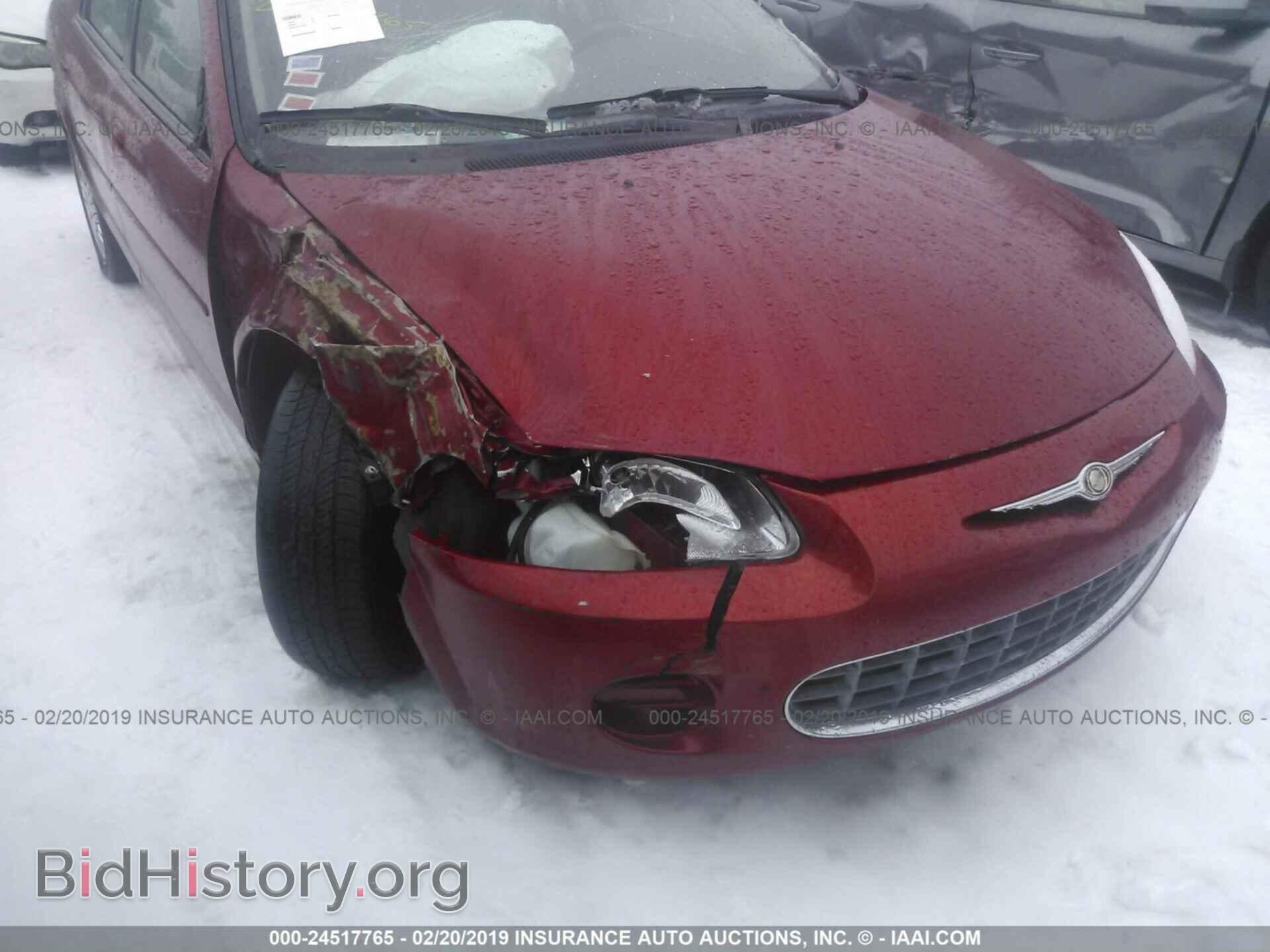 2002 CHRYSLER SEBRING - VIN: 1C3EL46X82N350298 - Фото 6