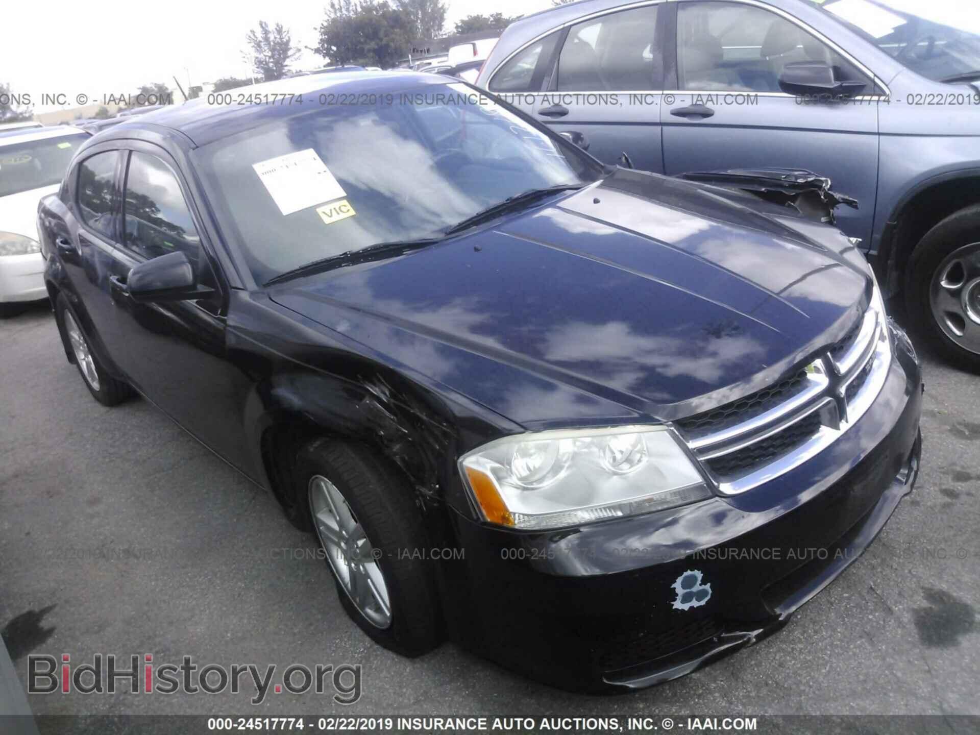 Фотография 1C3CDZCB7CN161718 - DODGE AVENGER 2012