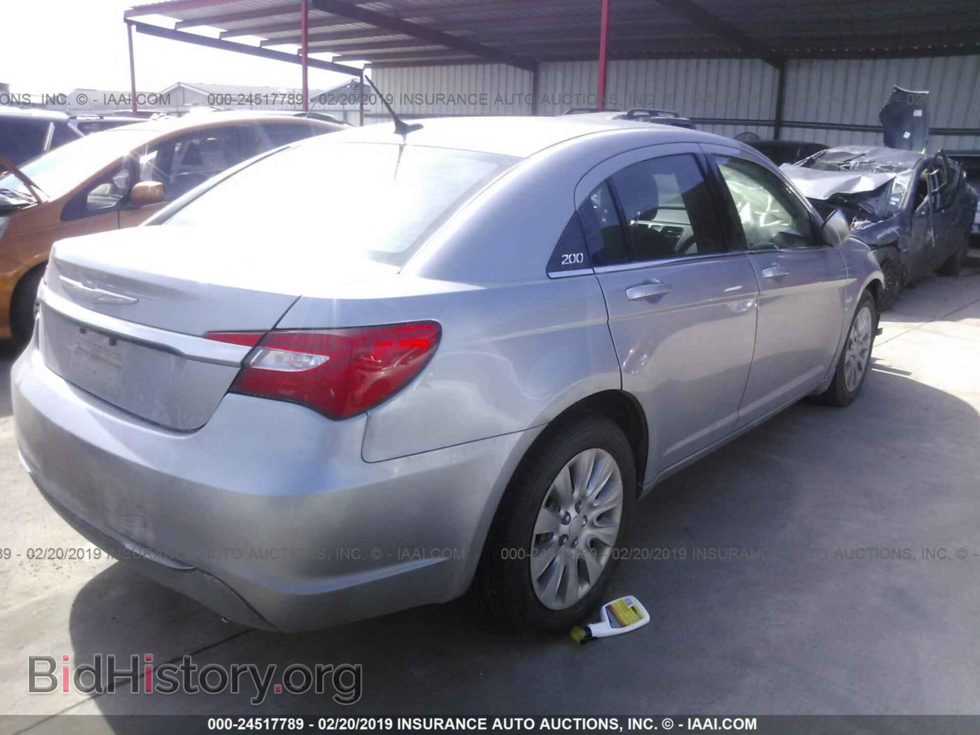 2013 CHRYSLER 200 - VIN: 1C3CCBAG3DN767737 - Фото 4