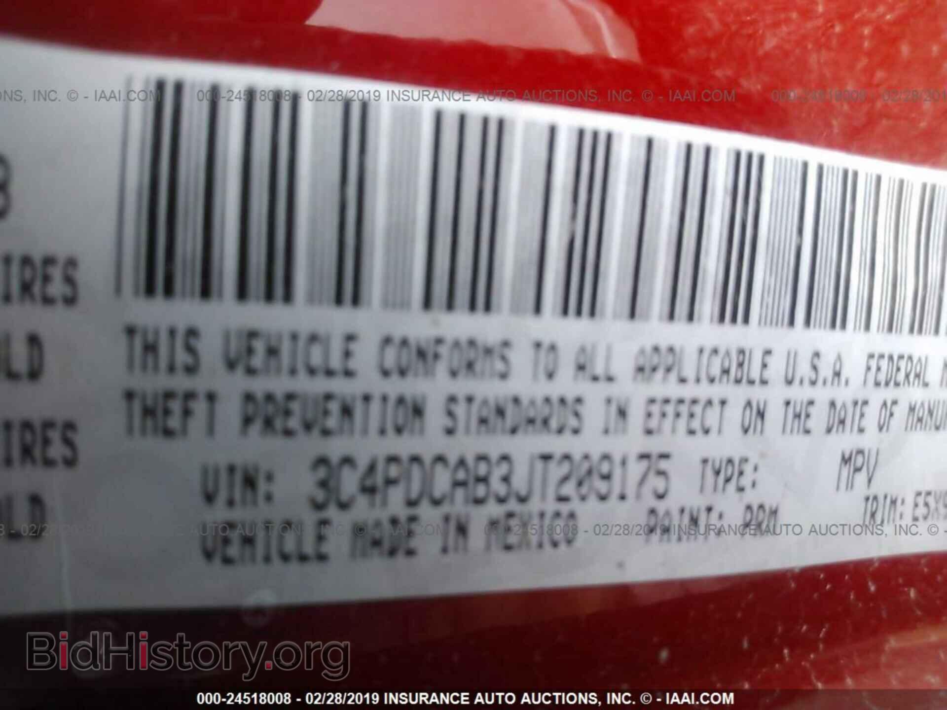 2018 DODGE JOURNEY - VIN: 3C4PDCAB3JT209175 - Photo 9