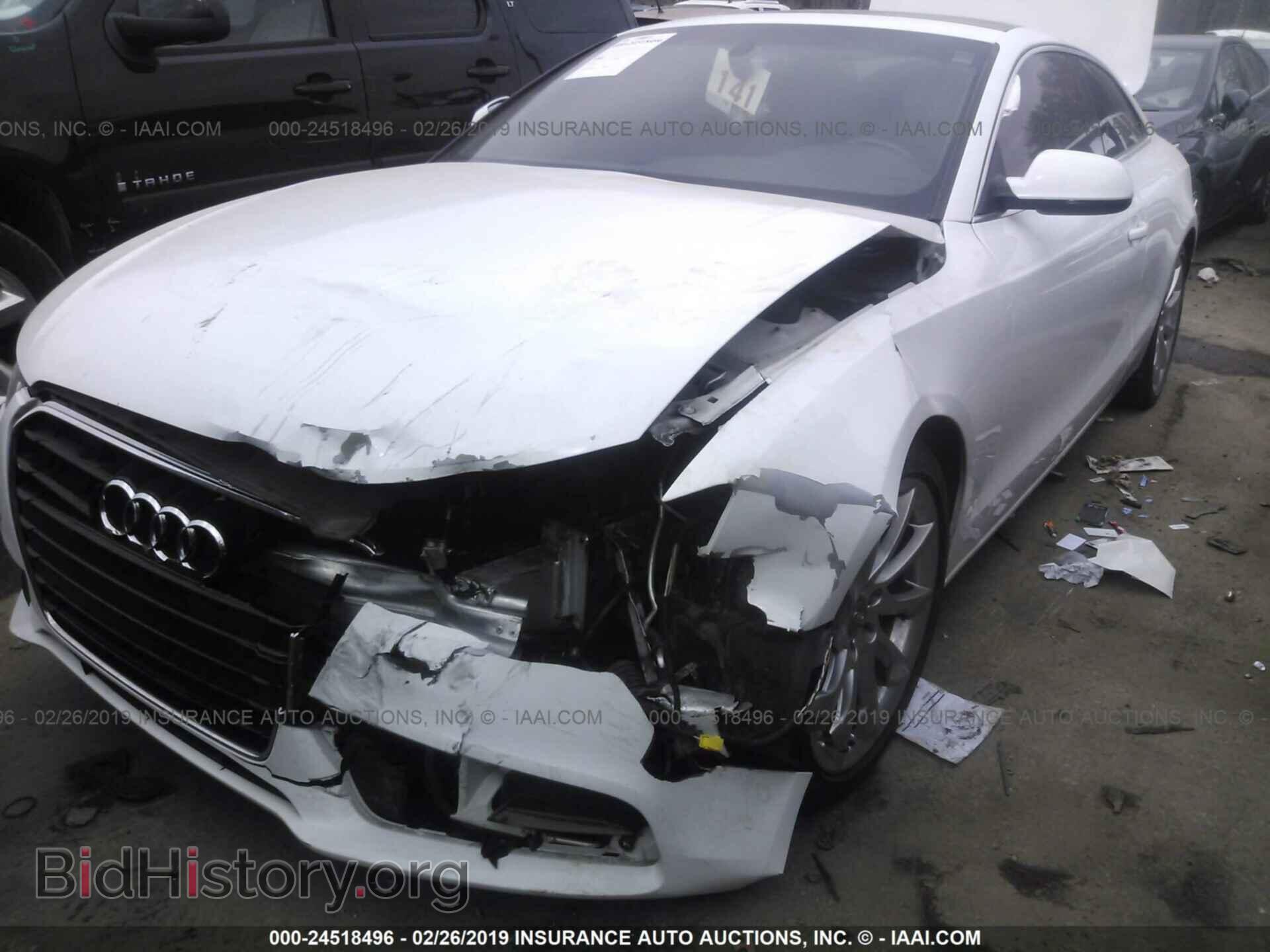 2013 AUDI A5 - VIN: WAULFAFR6DA040586 - Photo 2