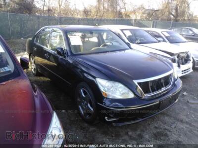 2005 Lexus LS 430, black — VIN JTHBN36F655002464, IAAI