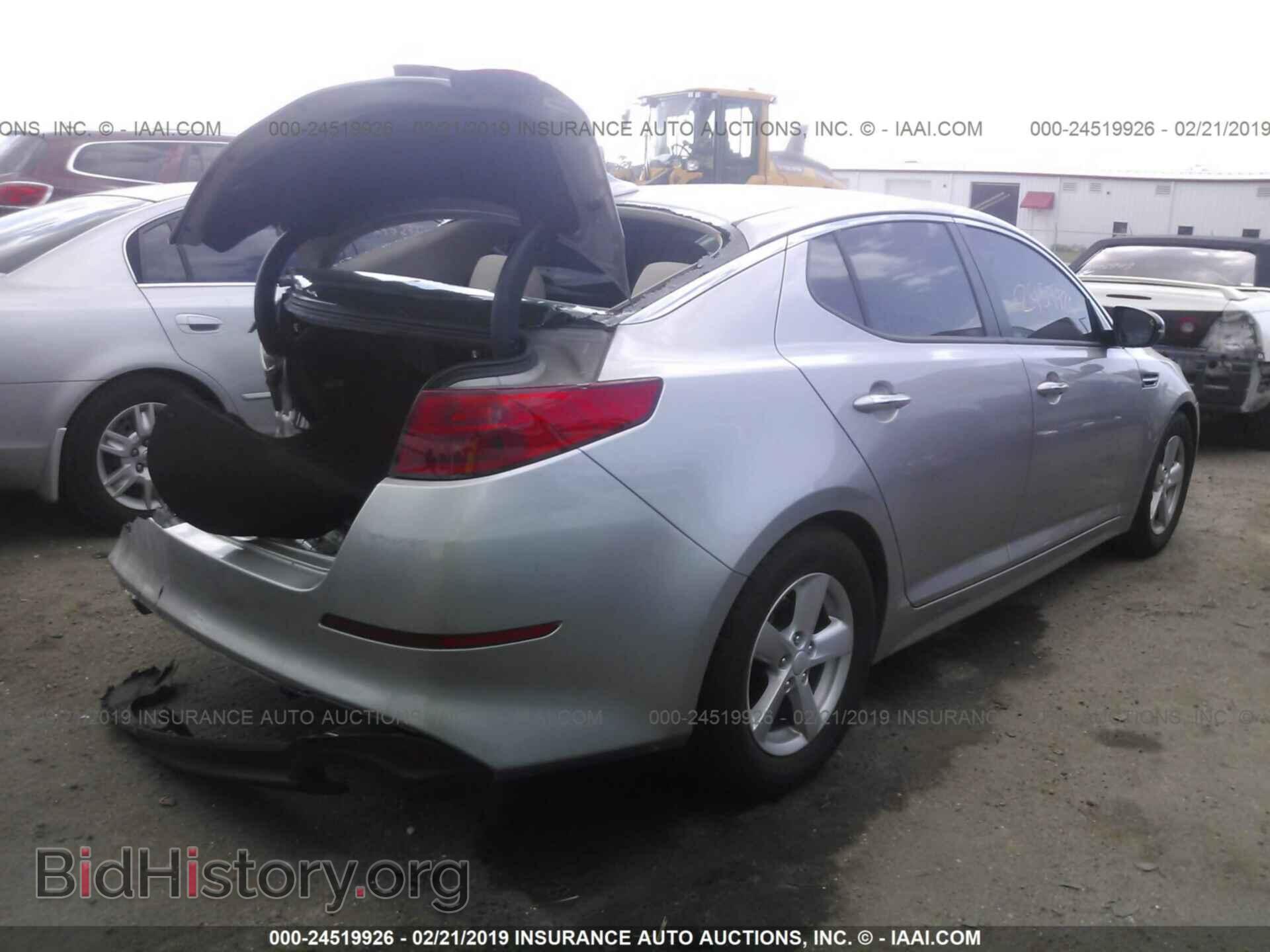 2015 KIA OPTIMA - VIN: KNAGM4A77F5571550 - Photo 4