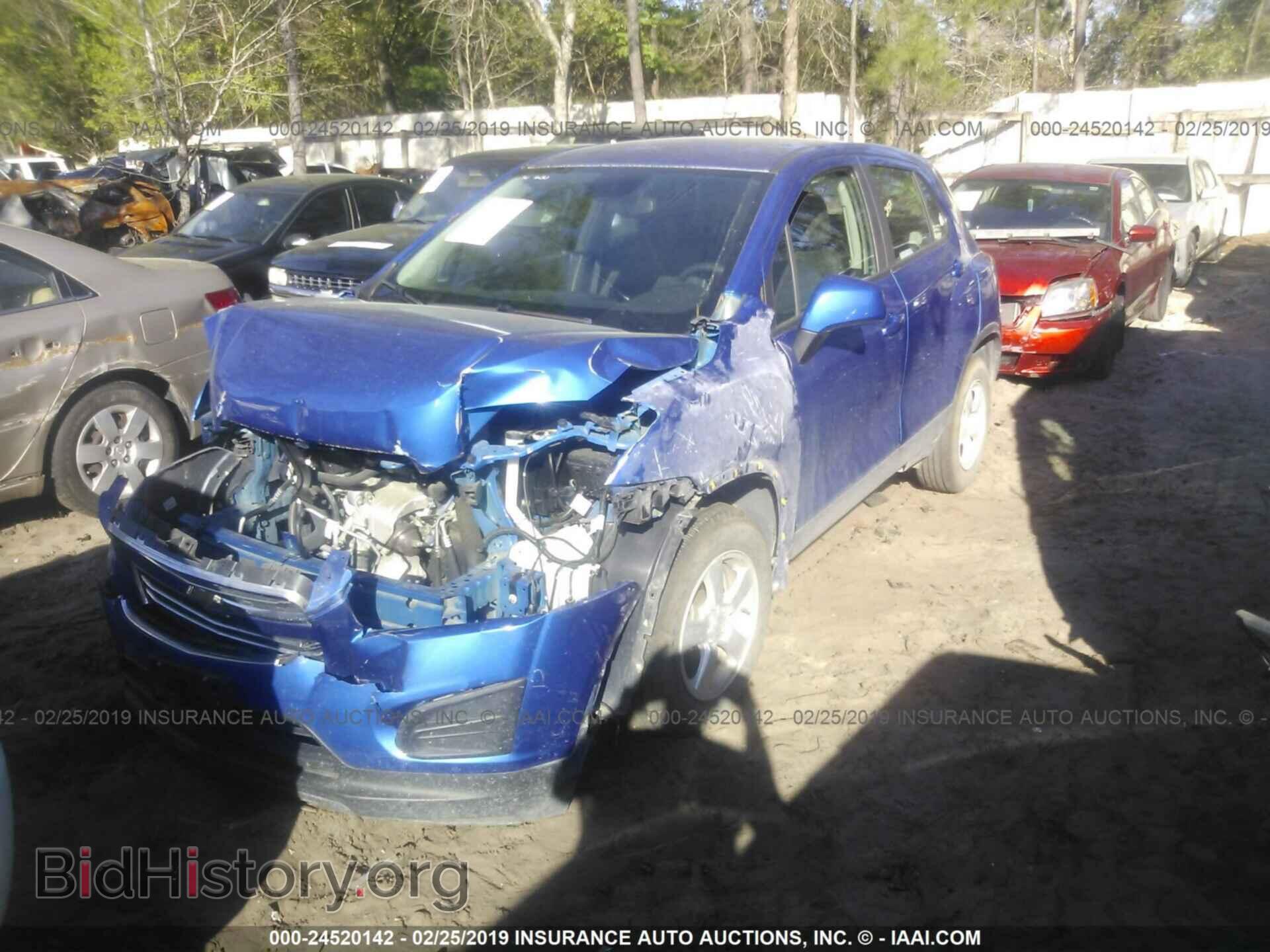 2015 CHEVROLET TRAX - VIN: KL7CJPSB8FB261582 - Фото 2
