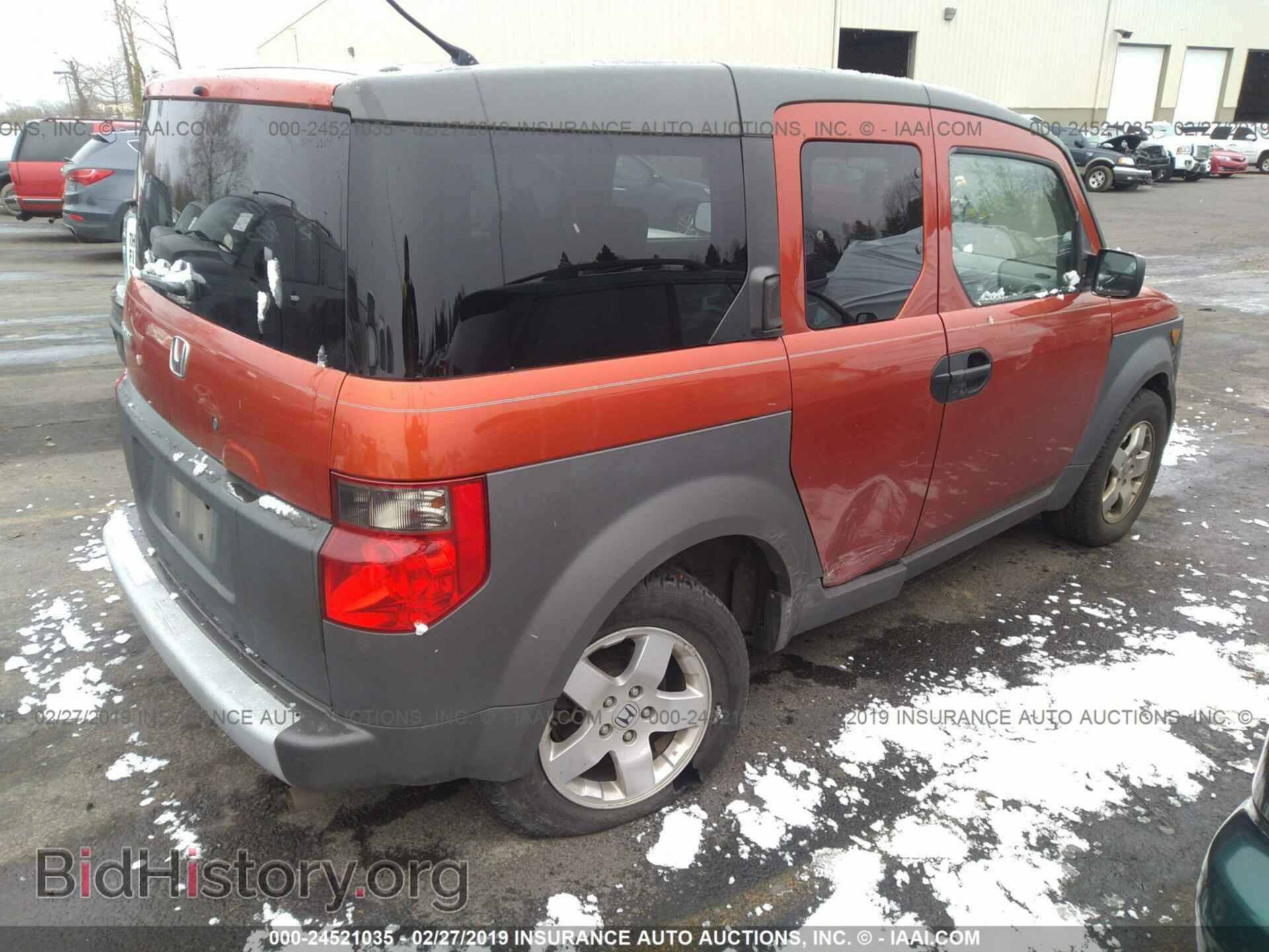 2003 HONDA ELEMENT - VIN: 5J6YH18543L016541 - Фото 4
