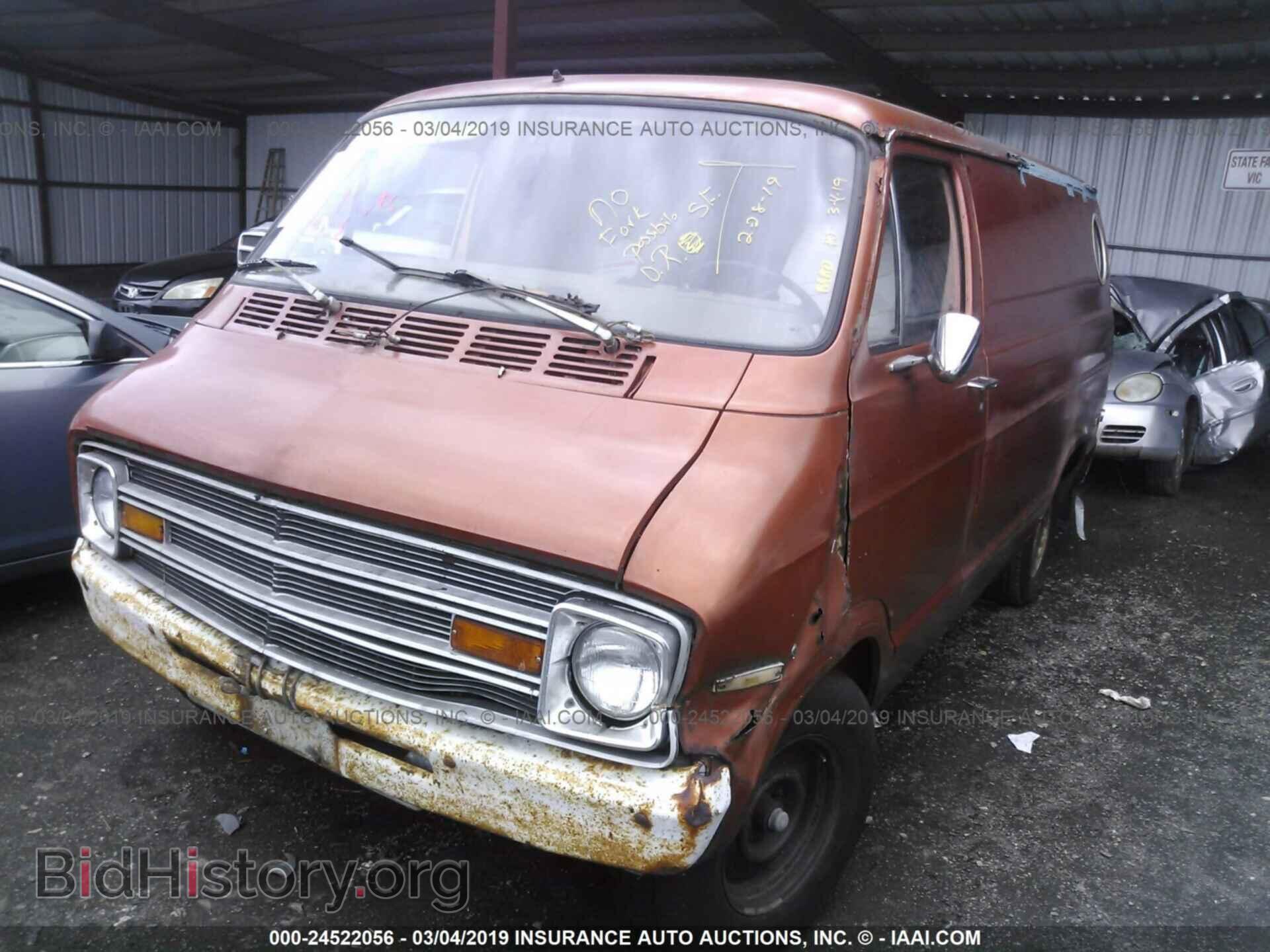 1973 DODGE RAM VAN - VIN: B21AE3V019999 - Фото 2