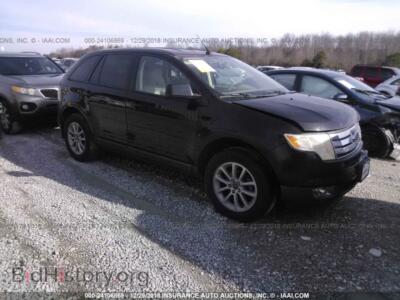 2007 Ford EDGE, black — VIN 2FMDK38C67BB36147, IAAI