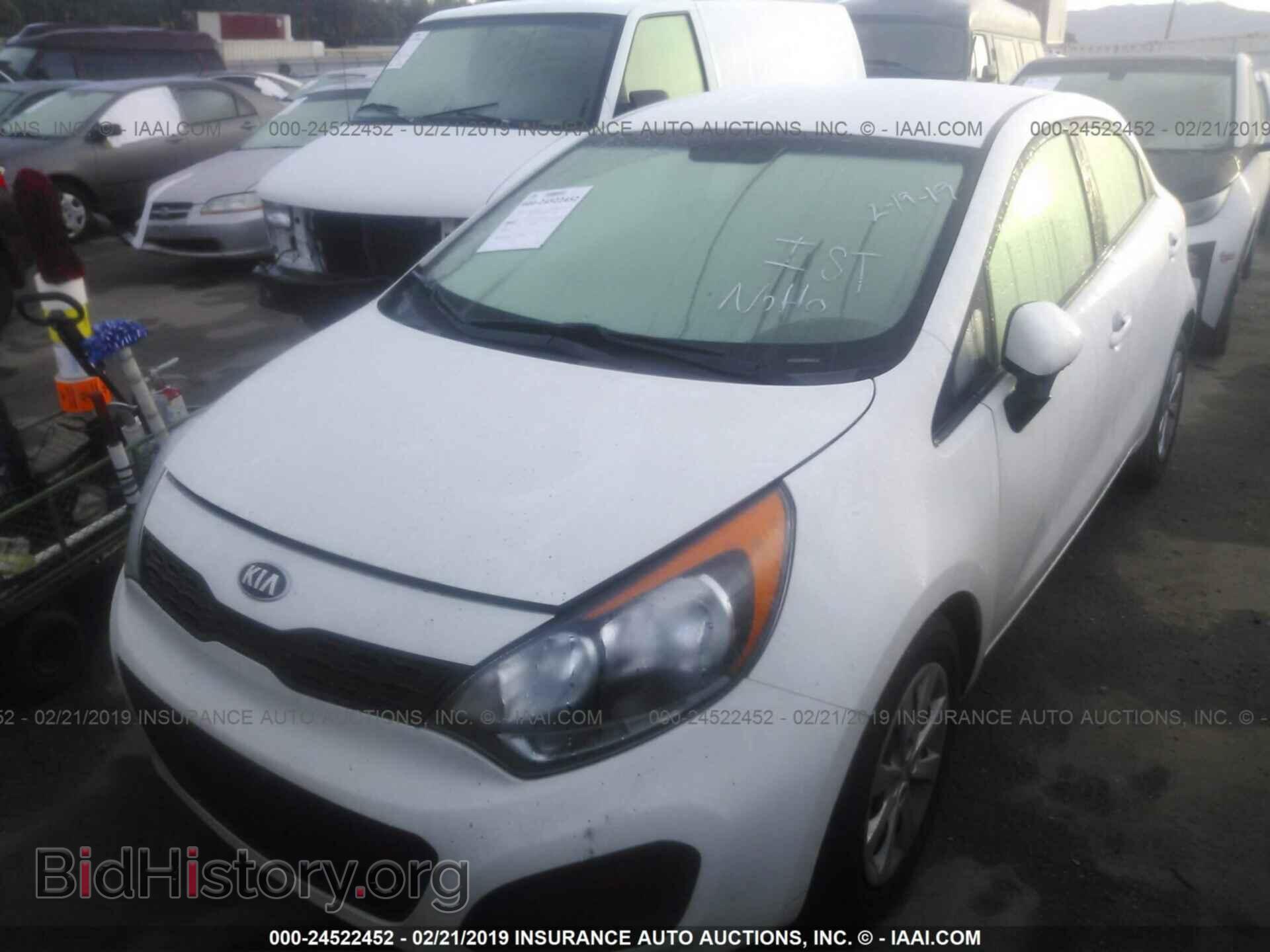 2015 KIA RIO - VIN: KNADM5A36F6443655 - Фото 2