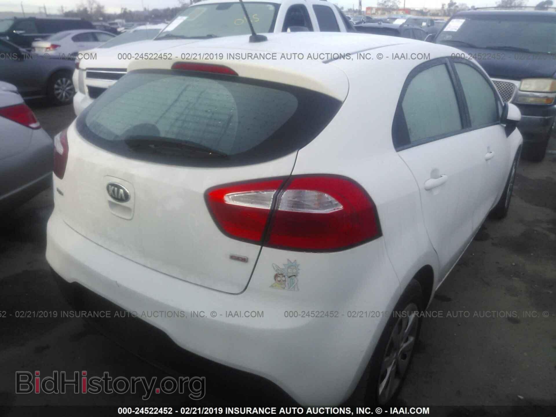 2015 KIA RIO - VIN: KNADM5A36F6443655 - Фото 4