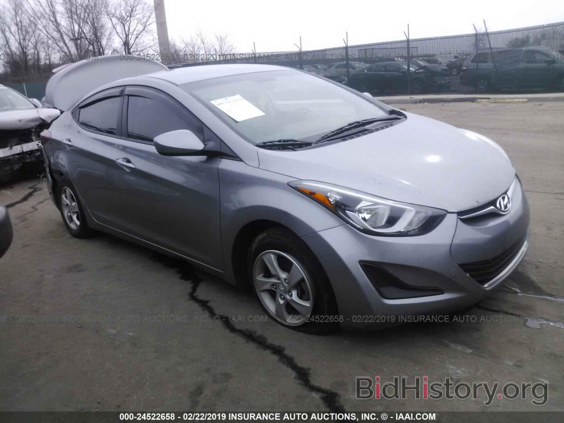 Photo KMHDH4AE5EU182138 - HYUNDAI ELANTRA 2014