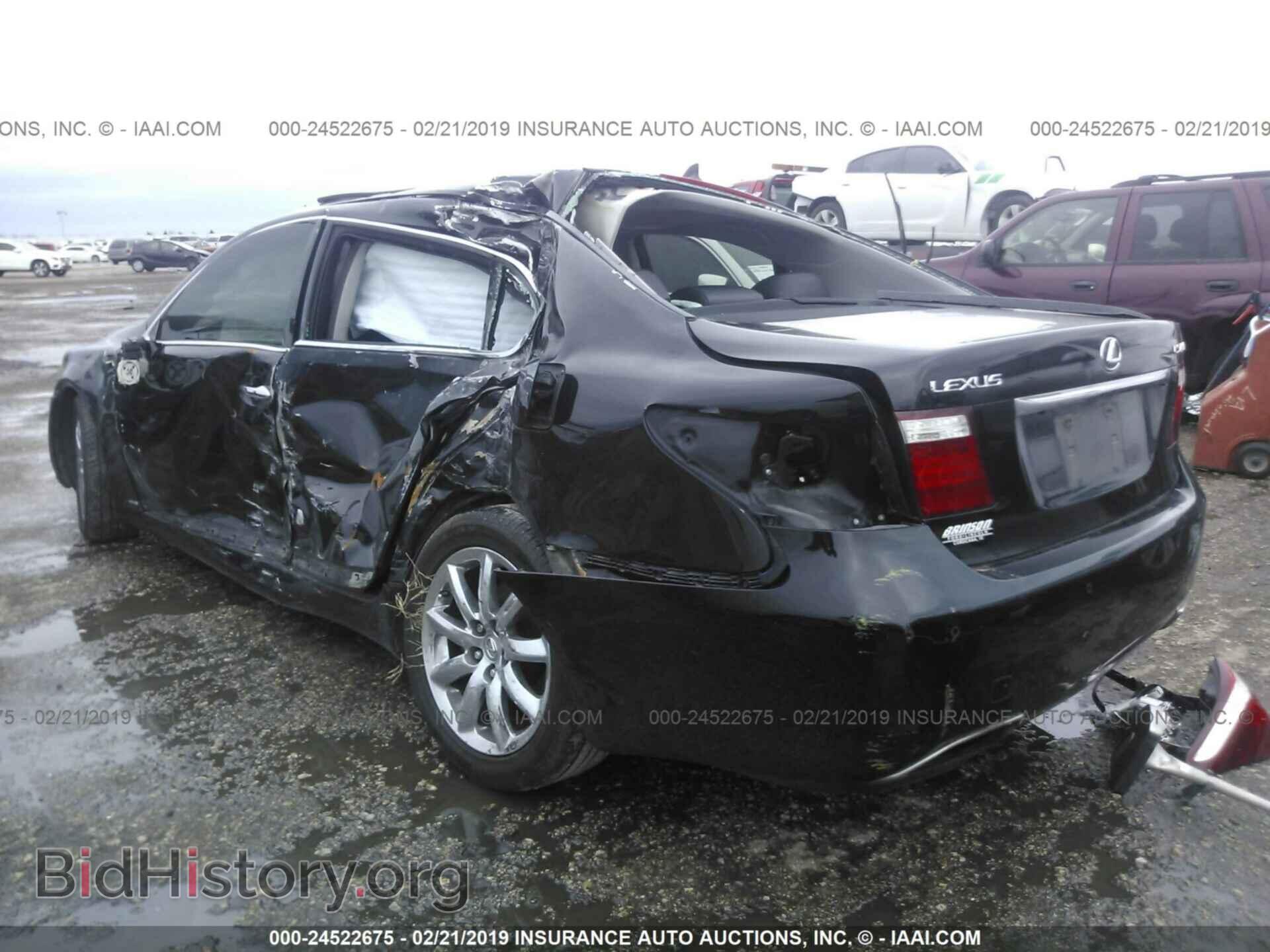 2007 LEXUS LS - VIN: JTHBL46F975048577 - Фото 3