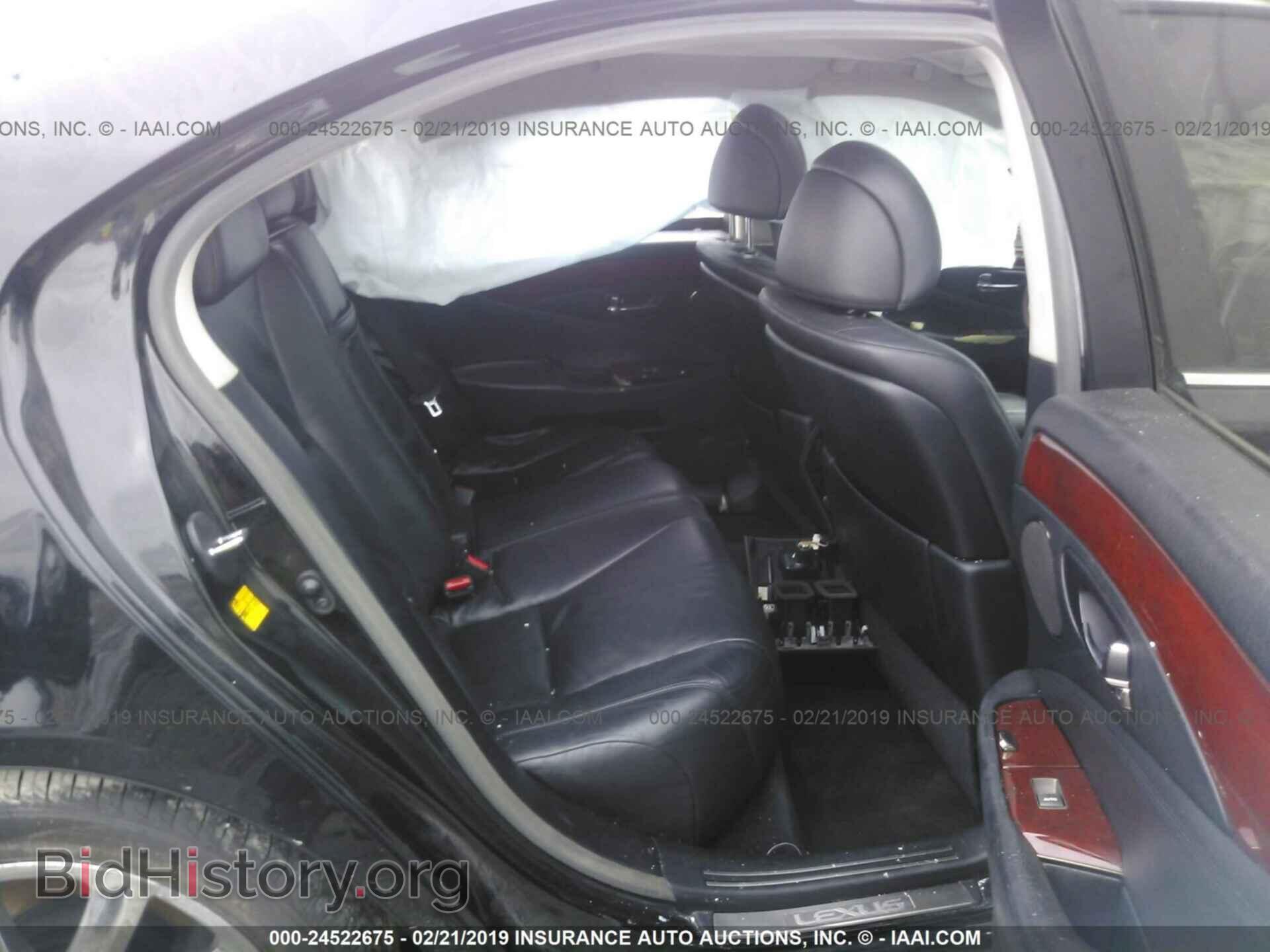 2007 LEXUS LS - VIN: JTHBL46F975048577 - Фото 8