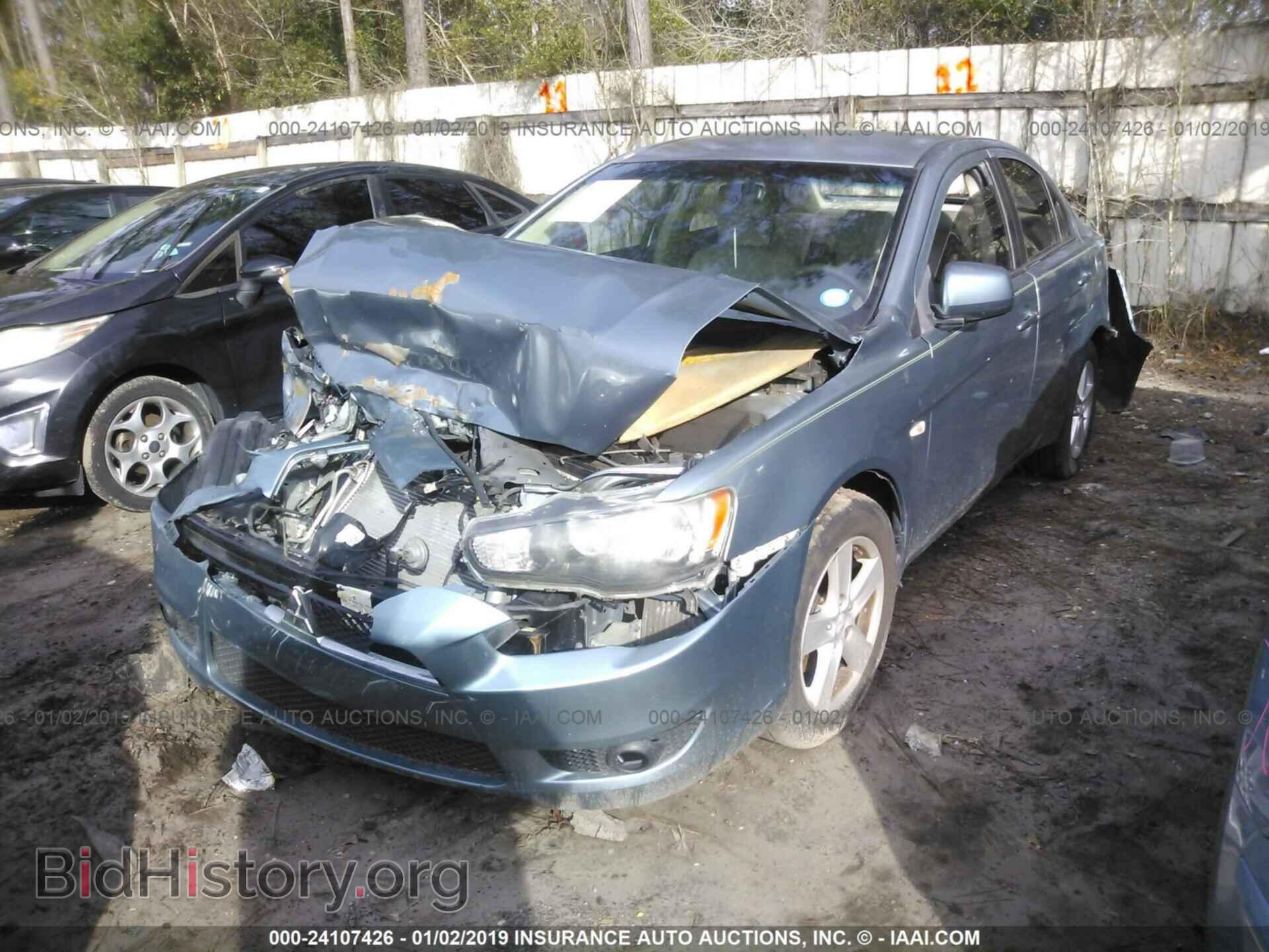 2008 MITSUBISHI LANCER - VIN: JA3AU26U38U032491 - Фото 2