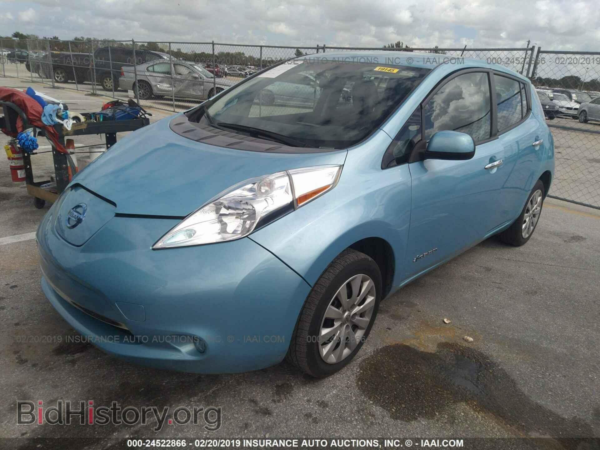 2015 NISSAN LEAF - VIN: 1N4AZ0CP4FC324651 - Фото 2