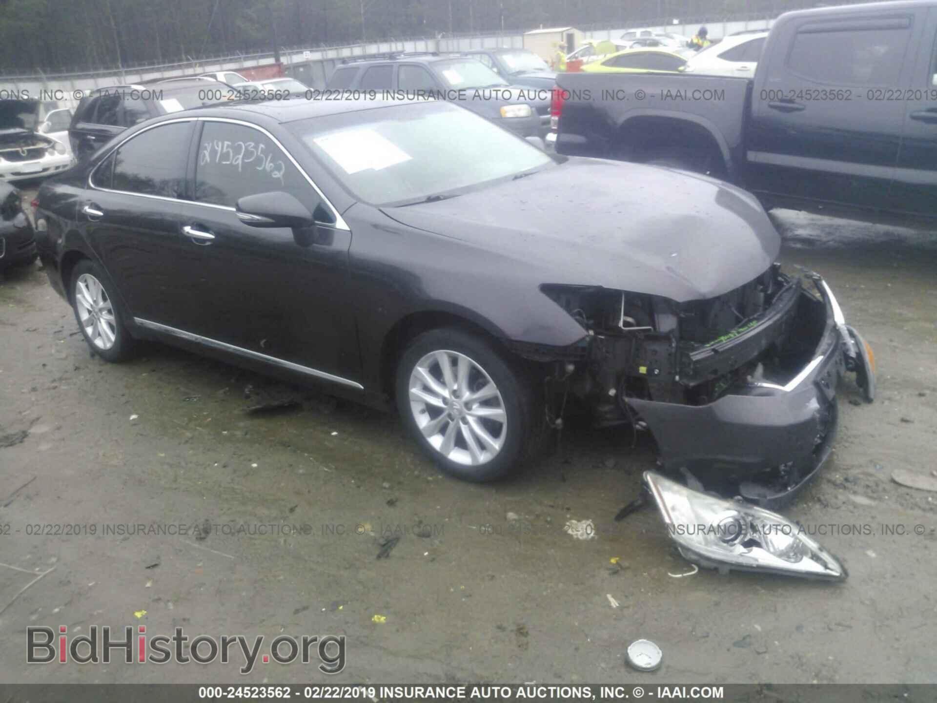 Photo JTHBK1EG1C2509858 - LEXUS ES 2012
