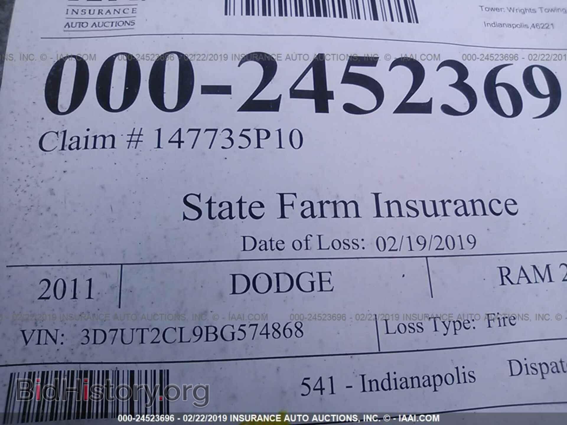 2011 DODGE RAM 2500 - VIN: 3D7UT2CL9BG574868 - Photo 9
