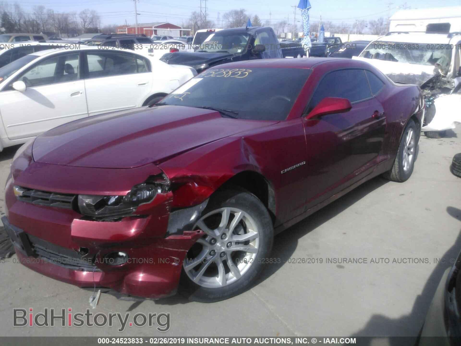 2014 CHEVROLET CAMARO - VIN: 2G1FB1E35E9176190 - Фото 2