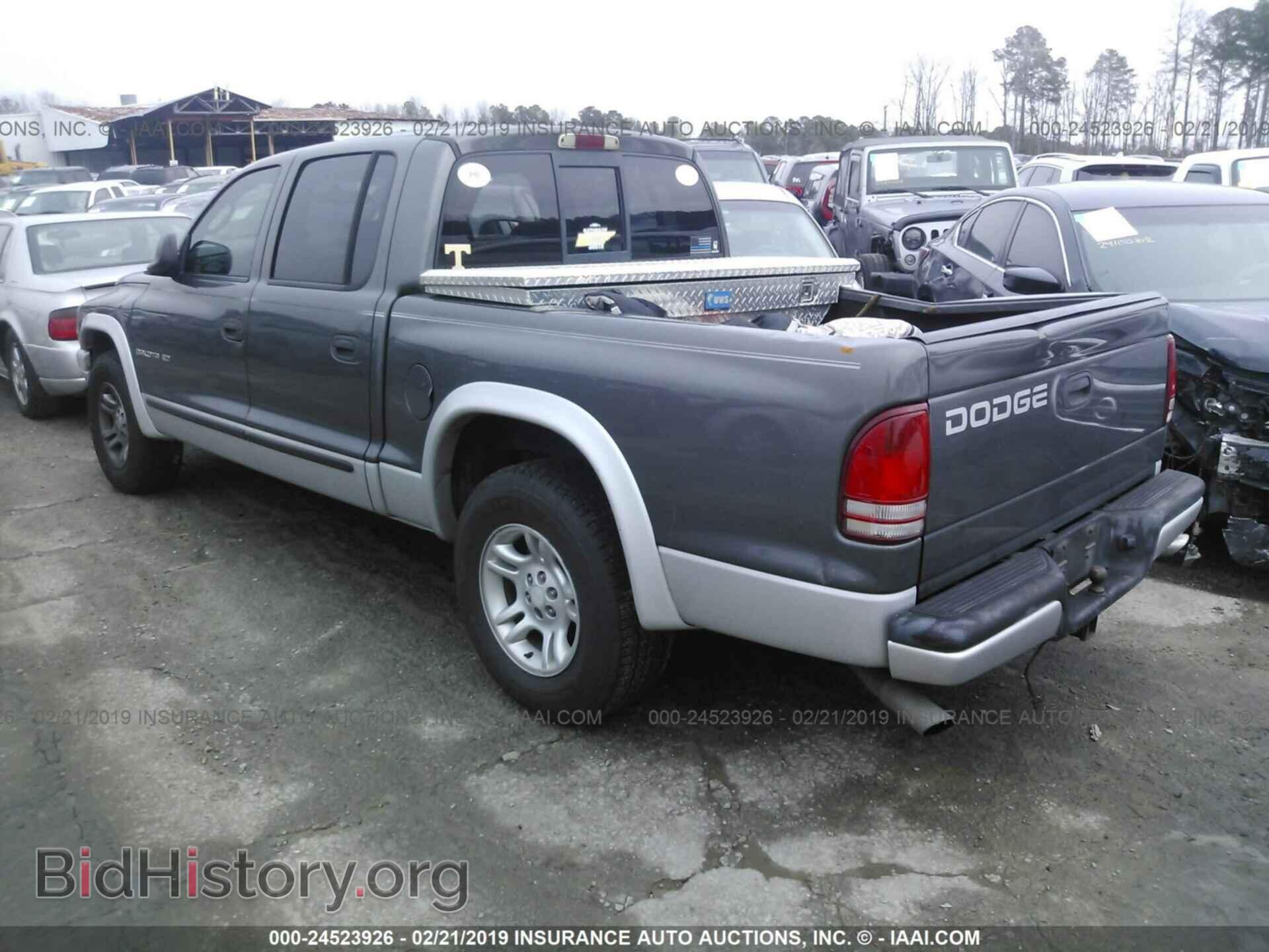 2002 DODGE DAKOTA - VIN: 1B7HL48N72S545587 - Фото 3