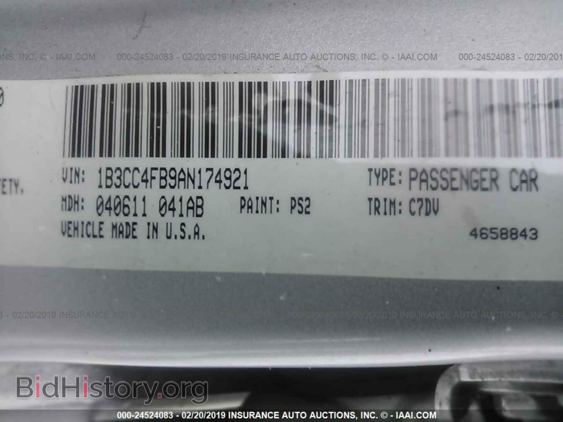 2010 DODGE AVENGER - VIN: 1B3CC4FB9AN174921 - Photo 9
