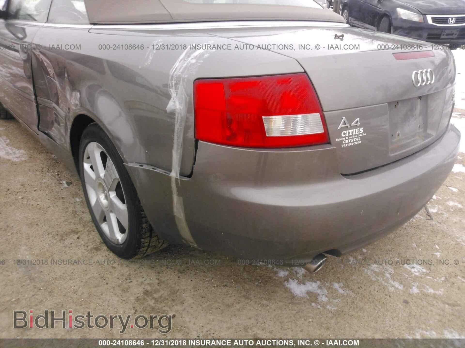 2006 AUDI A4 - VIN: WAUDT48H86K010991 - Фото 6
