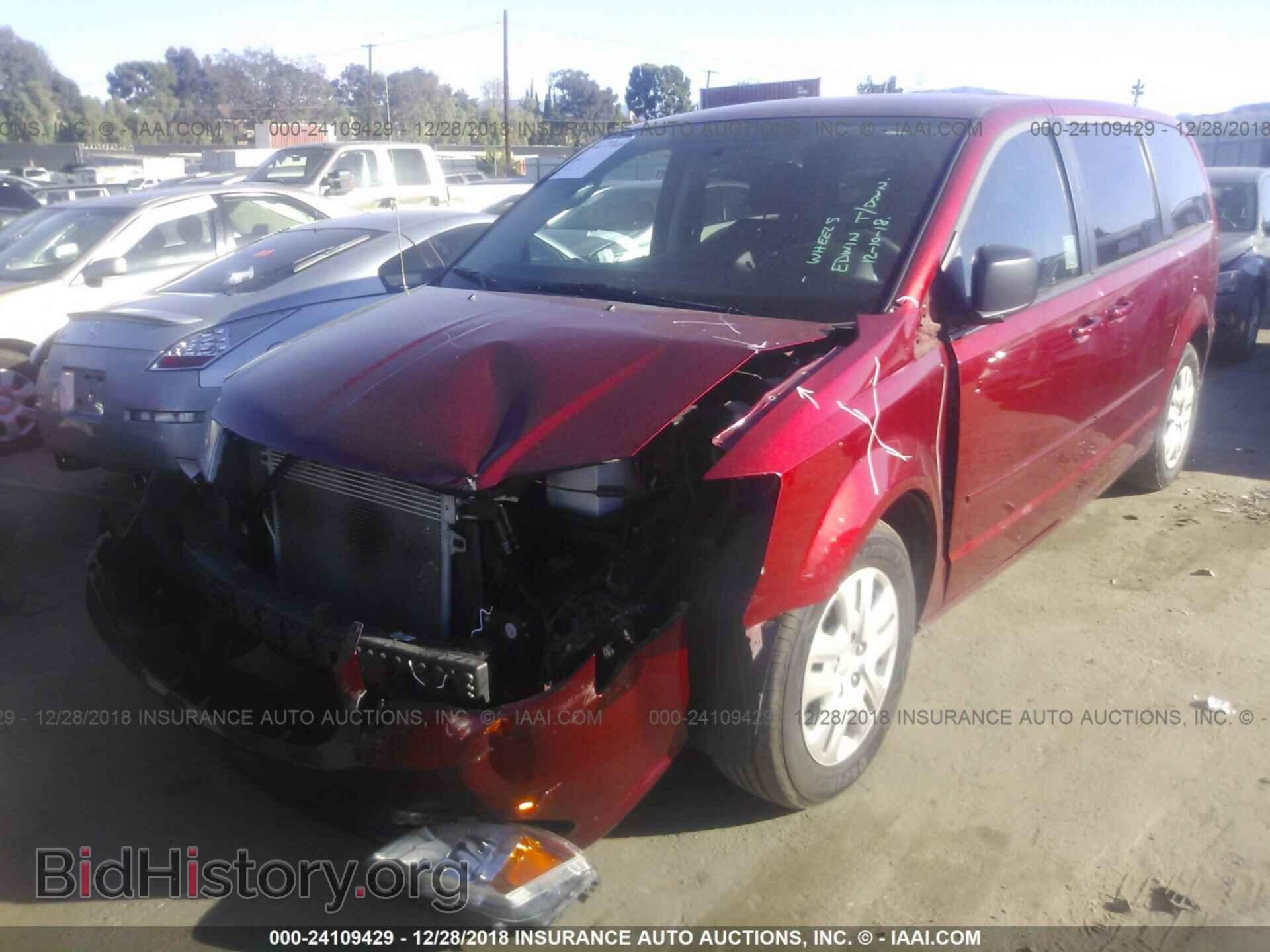 2016 DODGE GRAND CARAVAN - VIN: 2C4RDGBG0GR209706 - Фото 2