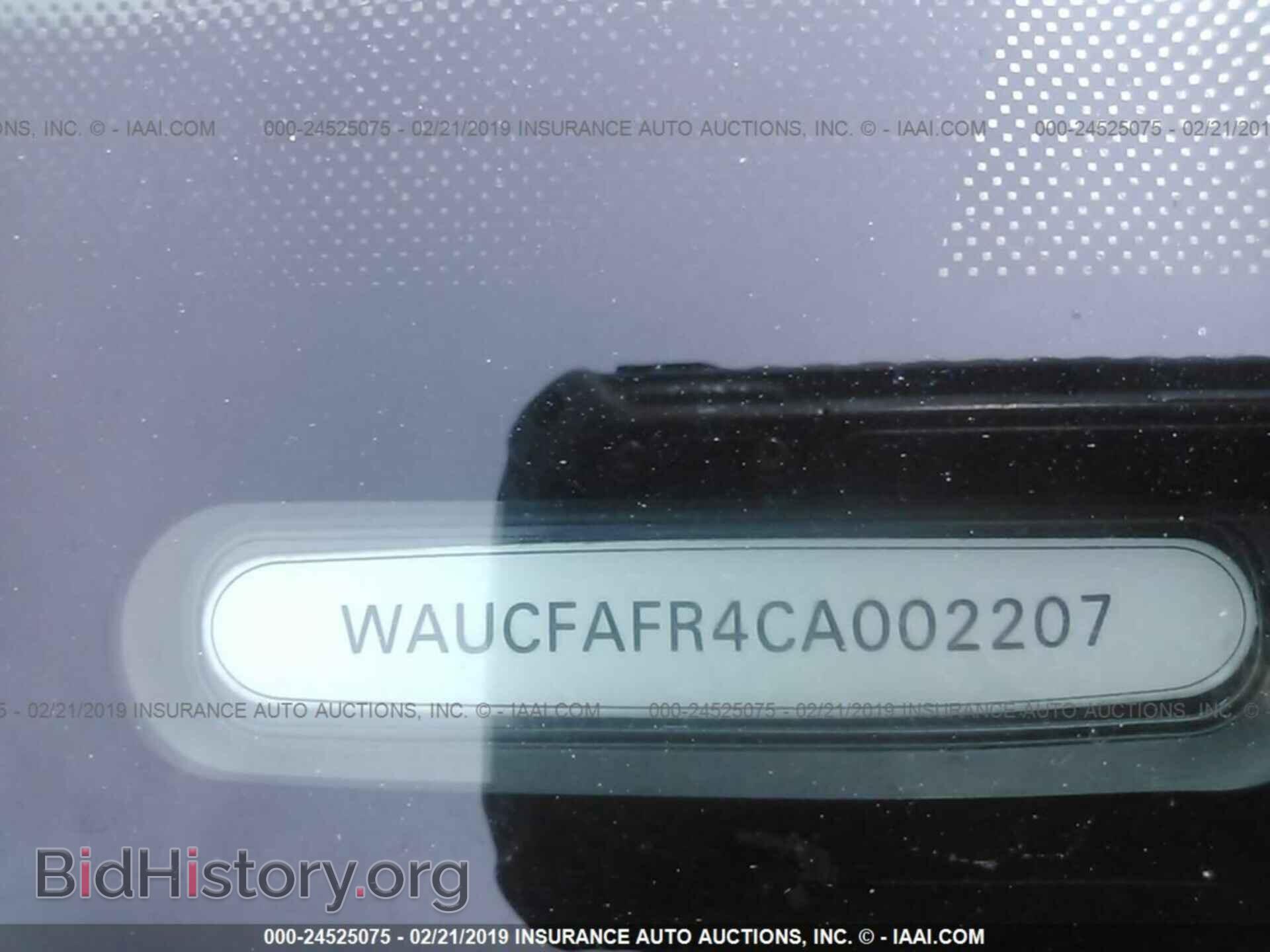 2012 AUDI A5 - VIN: WAUCFAFR4CA002207 - Фото 9