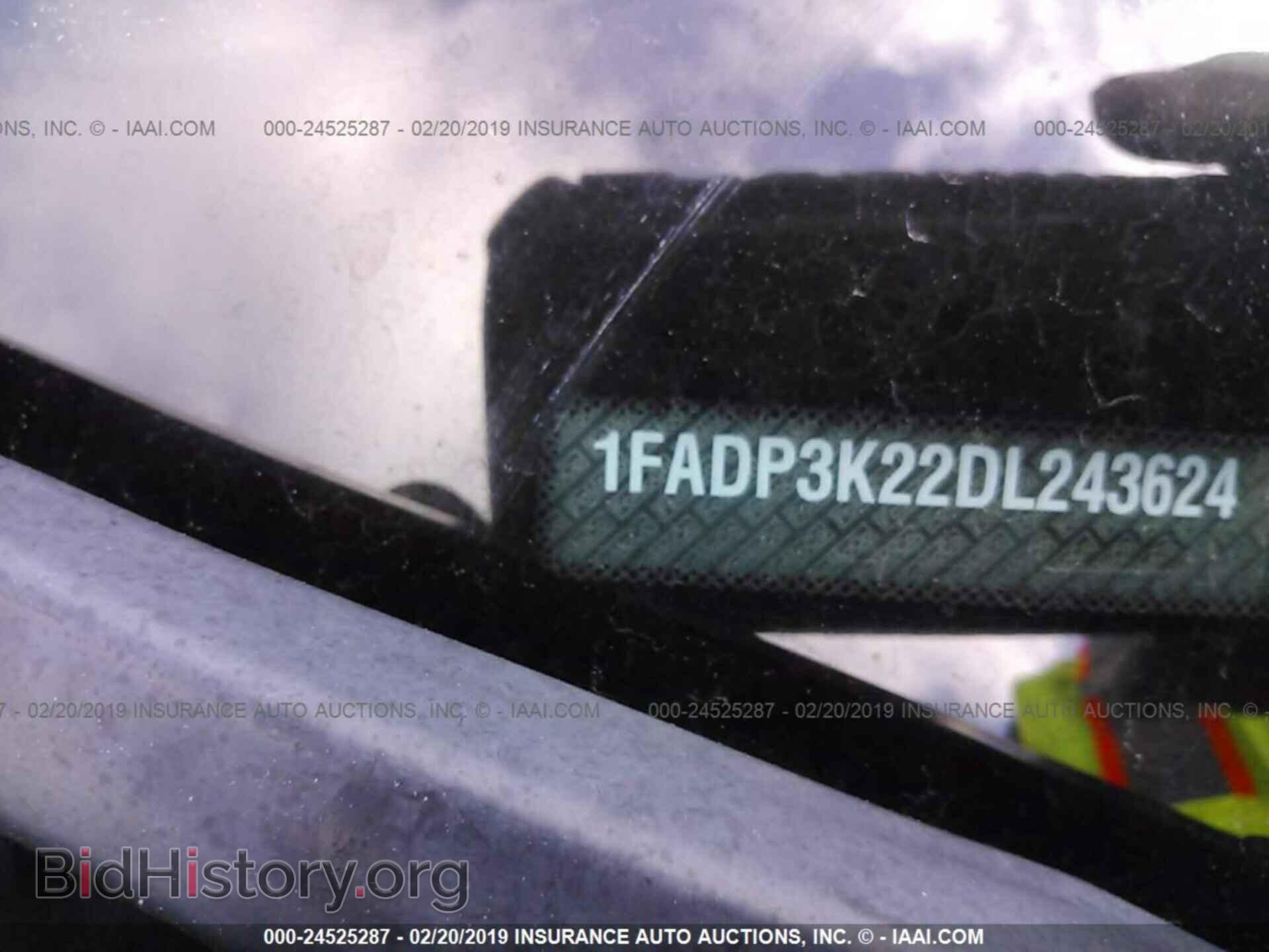 2013 FORD FOCUS - VIN: 1FADP3K22DL243624 - Фото 9