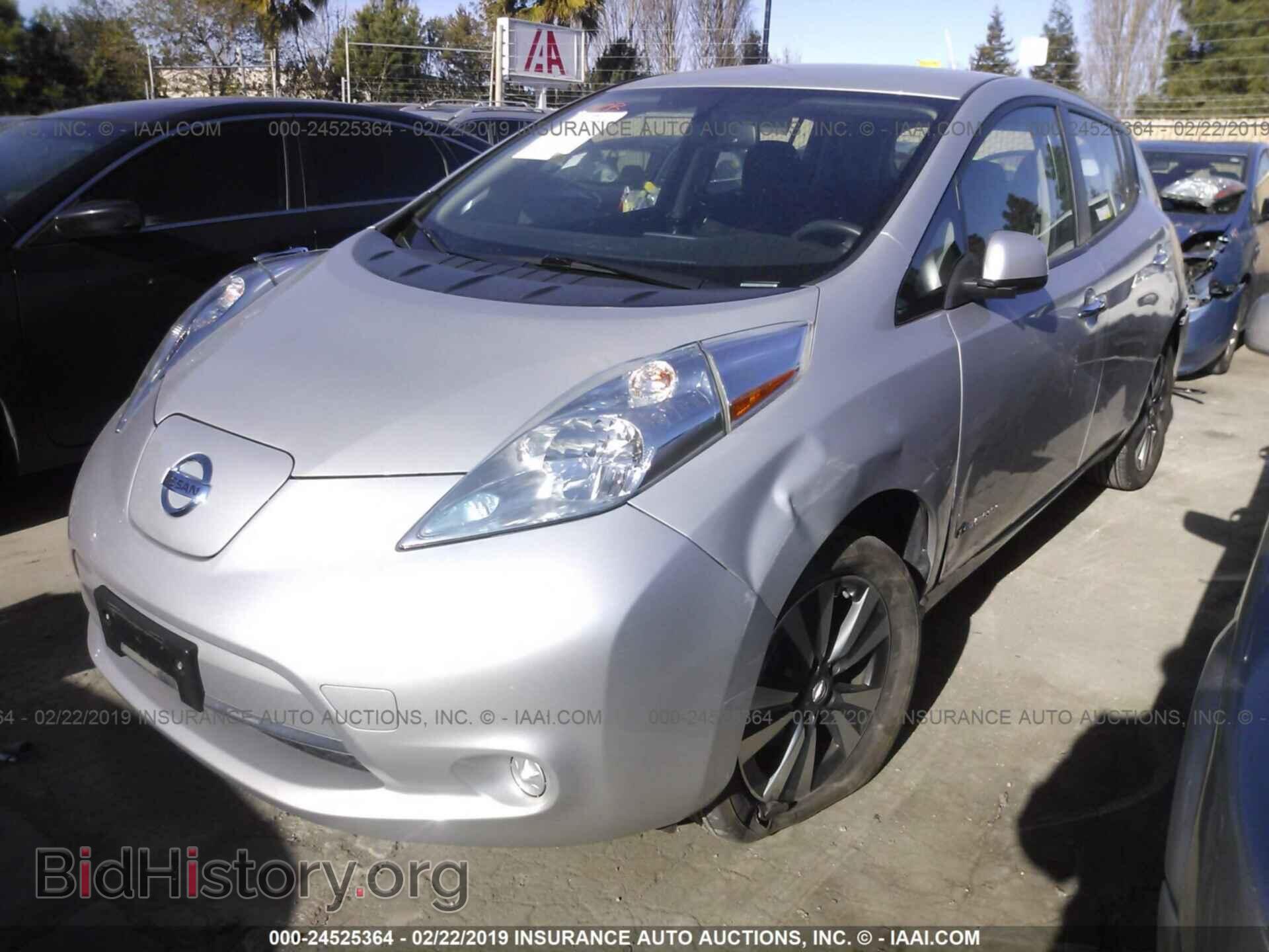 2016 NISSAN LEAF - VIN: 1N4BZ0CP0GC312714 - Фото 2
