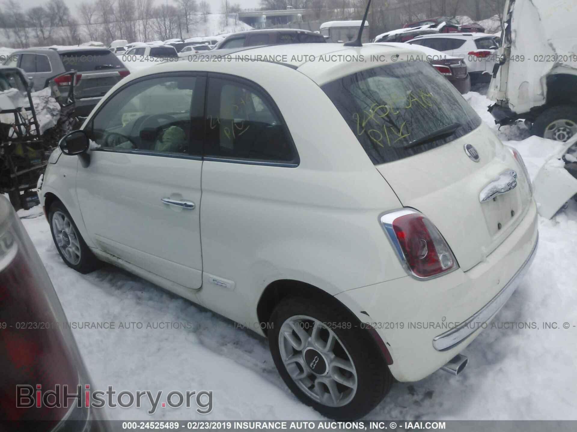2012 FIAT 500 - VIN: 3C3CFFCR5CT195033 - Фото 3