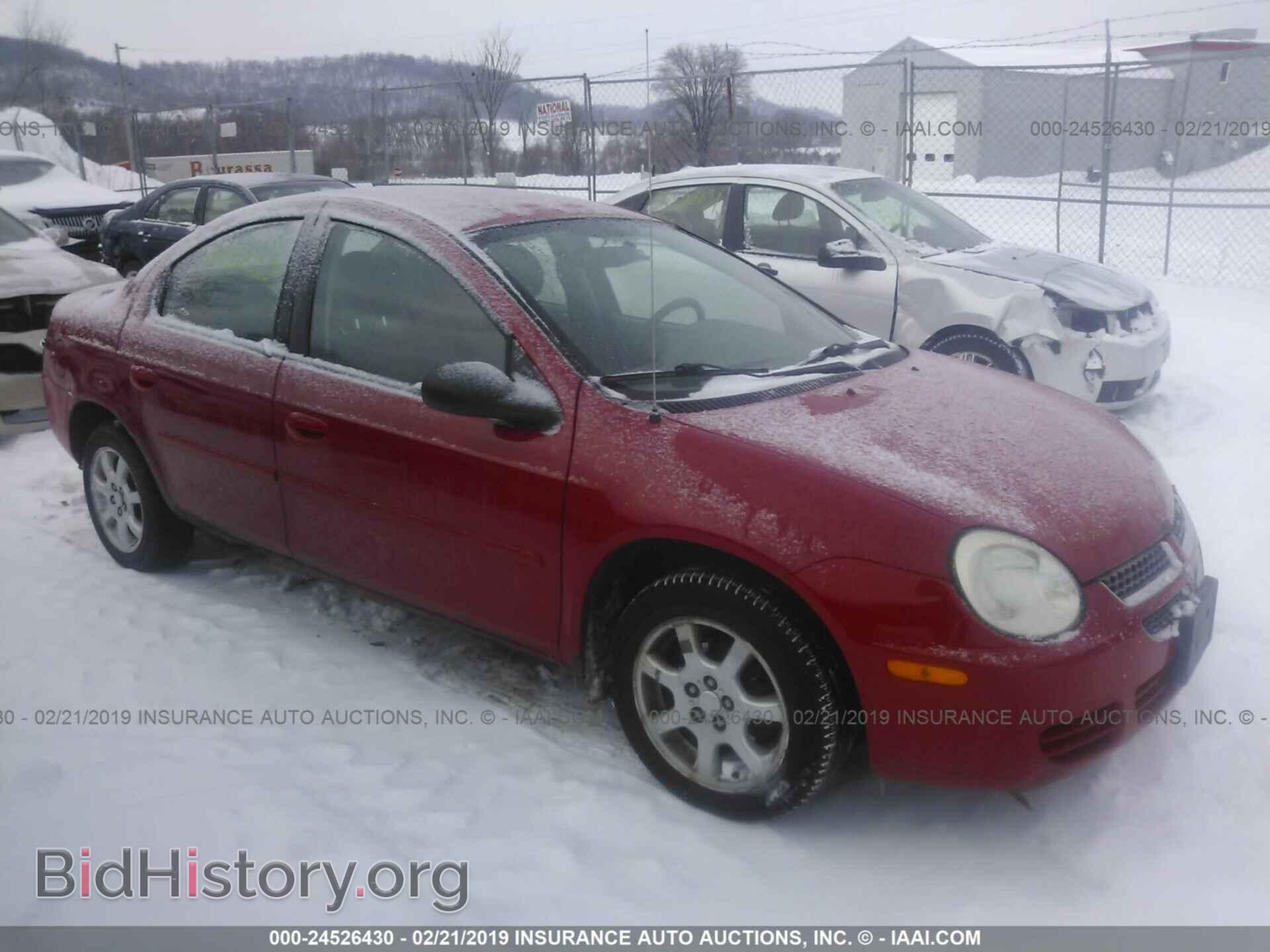 Фотография 1B3ES56C95D169241 - DODGE NEON 2005
