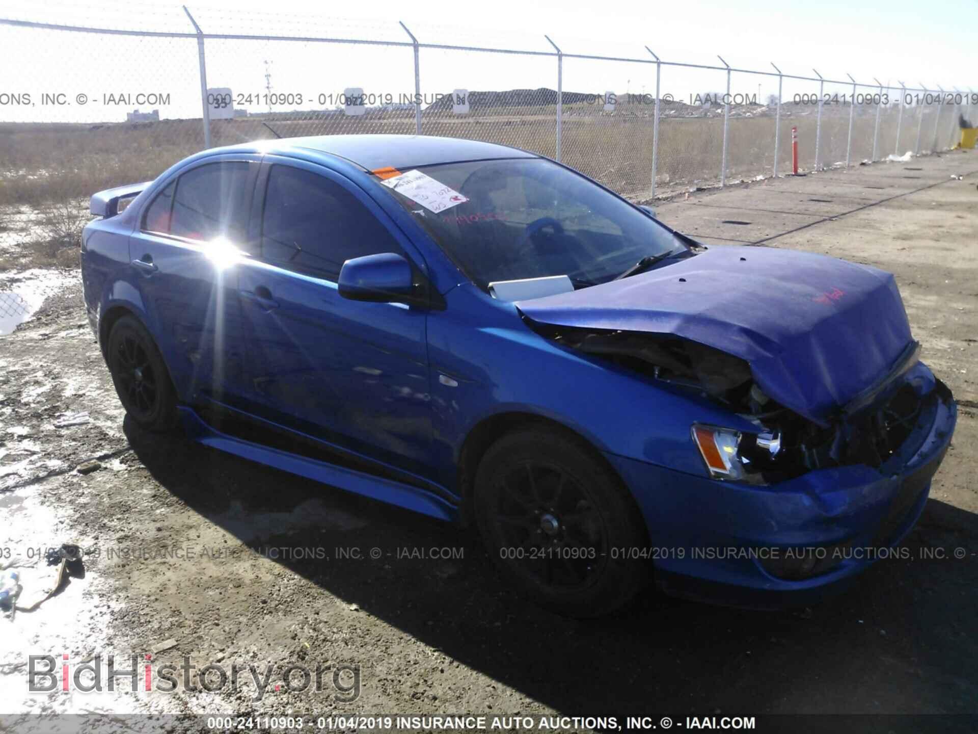 Photo JA32U2FUXBU041295 - MITSUBISHI LANCER 2011