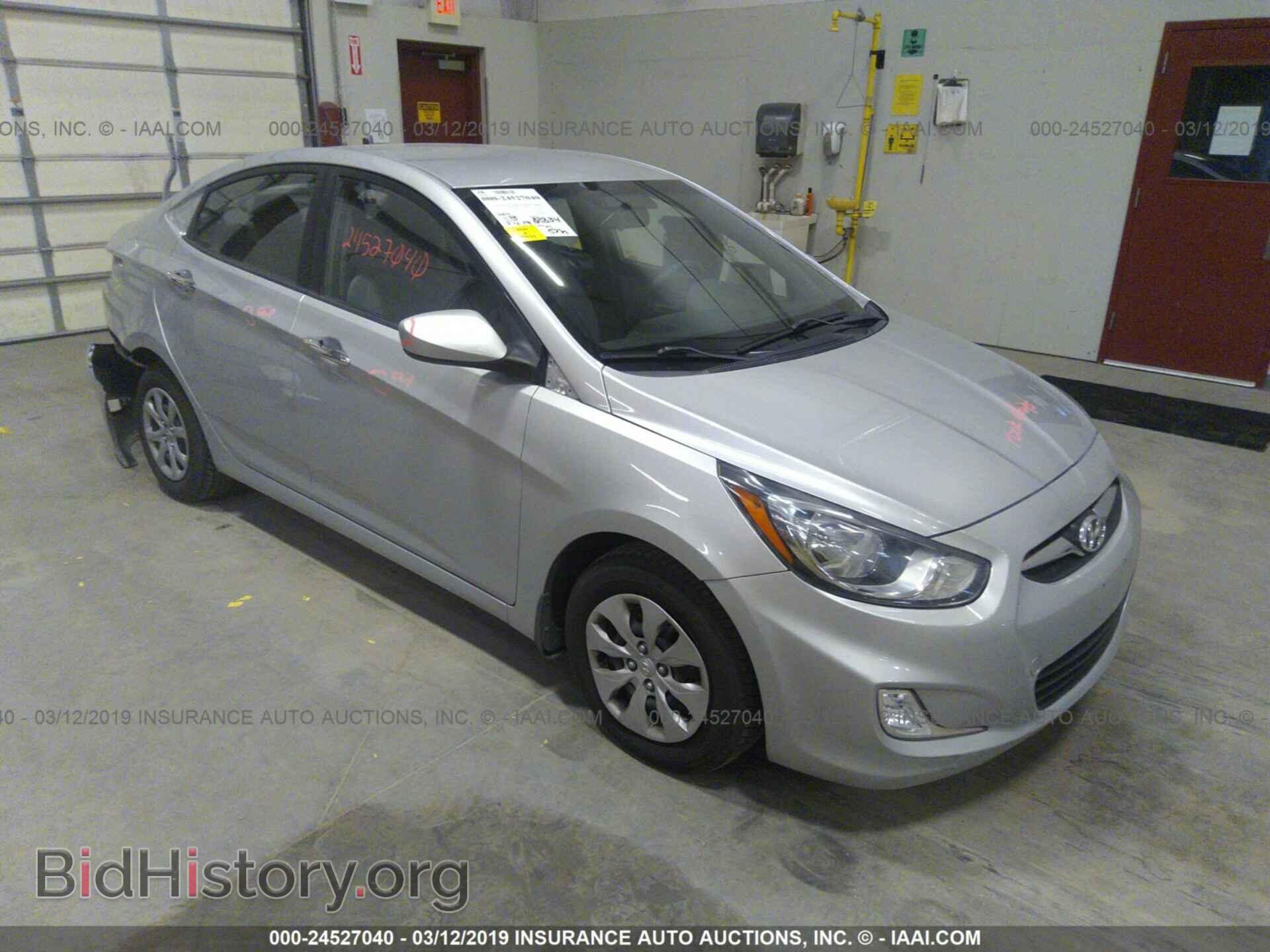 Photo KMHCT4AE3CU073202 - HYUNDAI ACCENT 2012