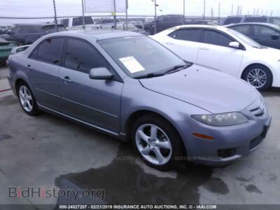 2008 Mazda 6 S, gray — VIN 1YVHP80D985M21546, IAAI