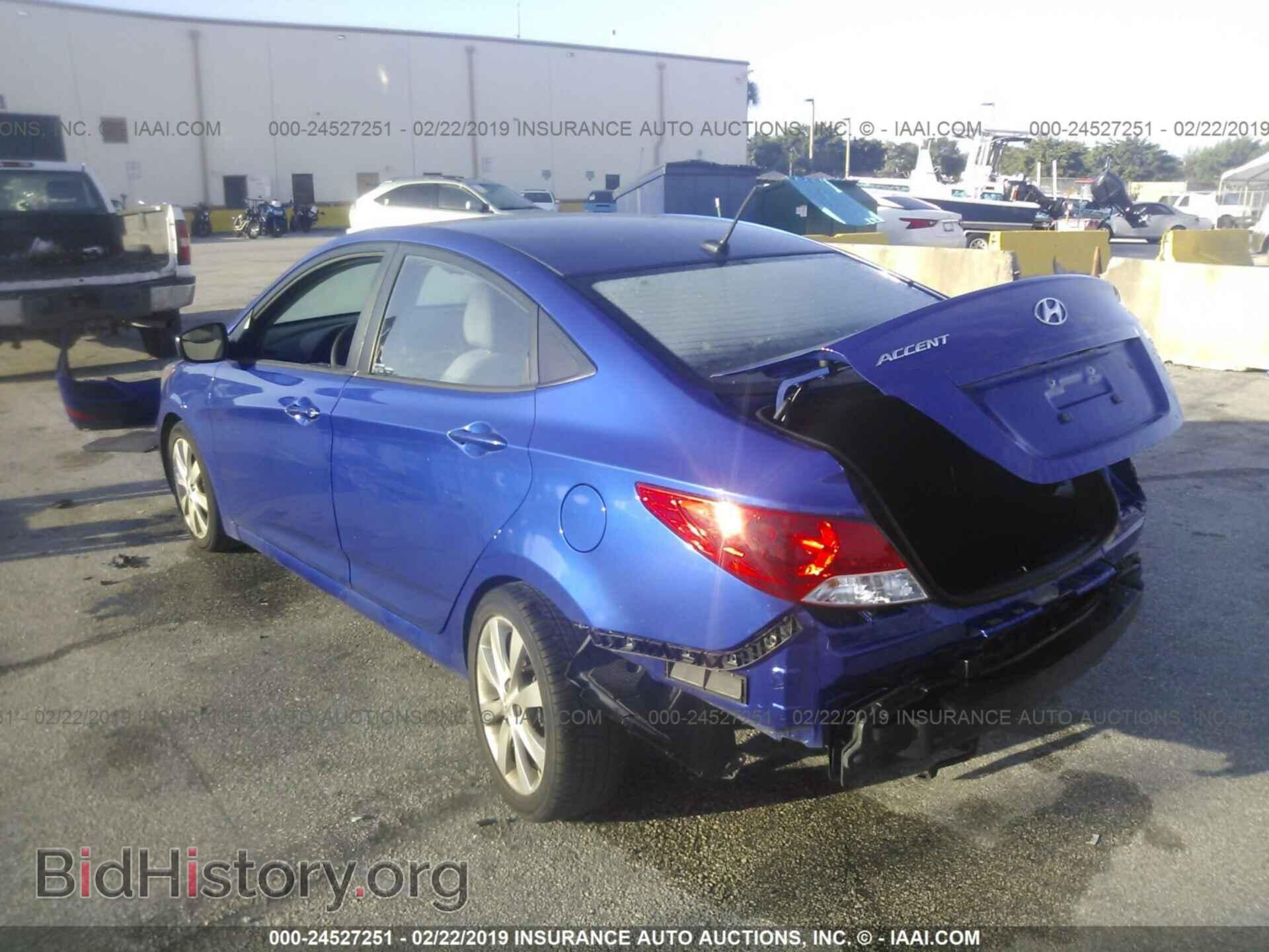 2013 HYUNDAI ACCENT - VIN: KMHCU4AE8DU571491 - Фото 3
