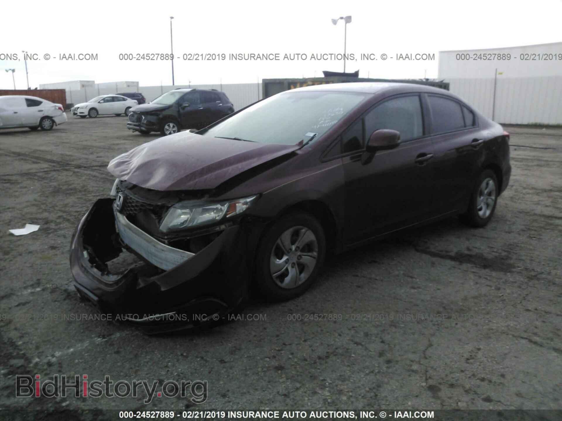 2013 HONDA CIVIC - VIN: 2HGFB2F56DH540247 - Фото 2