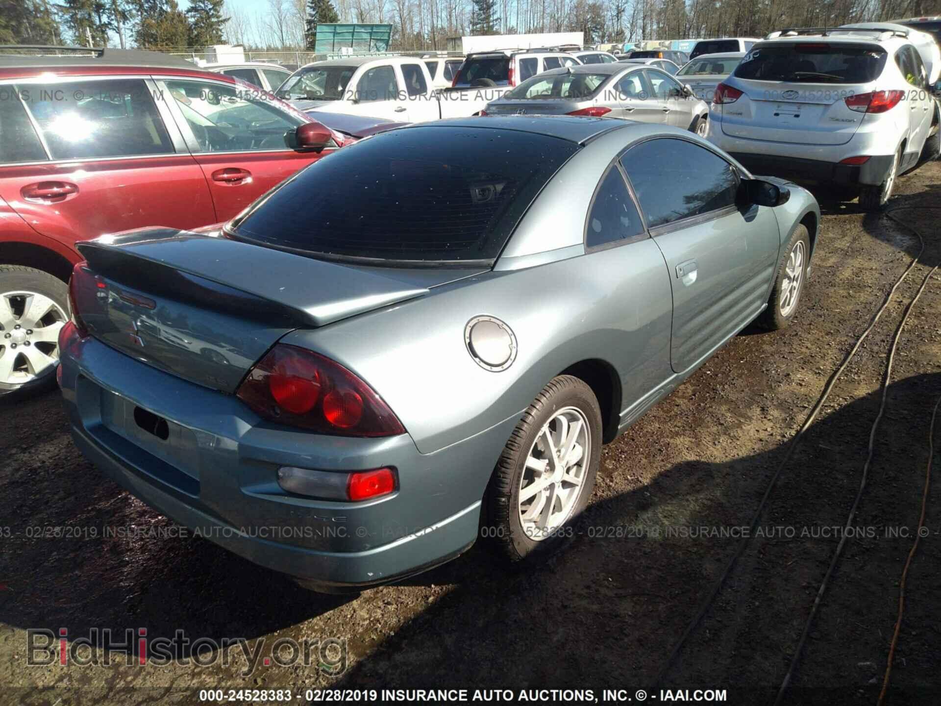 2001 MITSUBISHI ECLIPSE - VIN: 4A3AC44G01E131165 - Фото 4