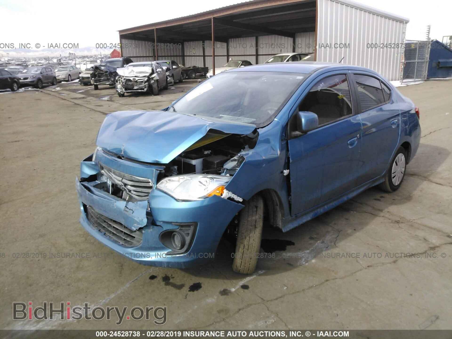 2019 MITSUBISHI MIRAGE - VIN: ML32F3FJ5KHF04014 - Фото 2