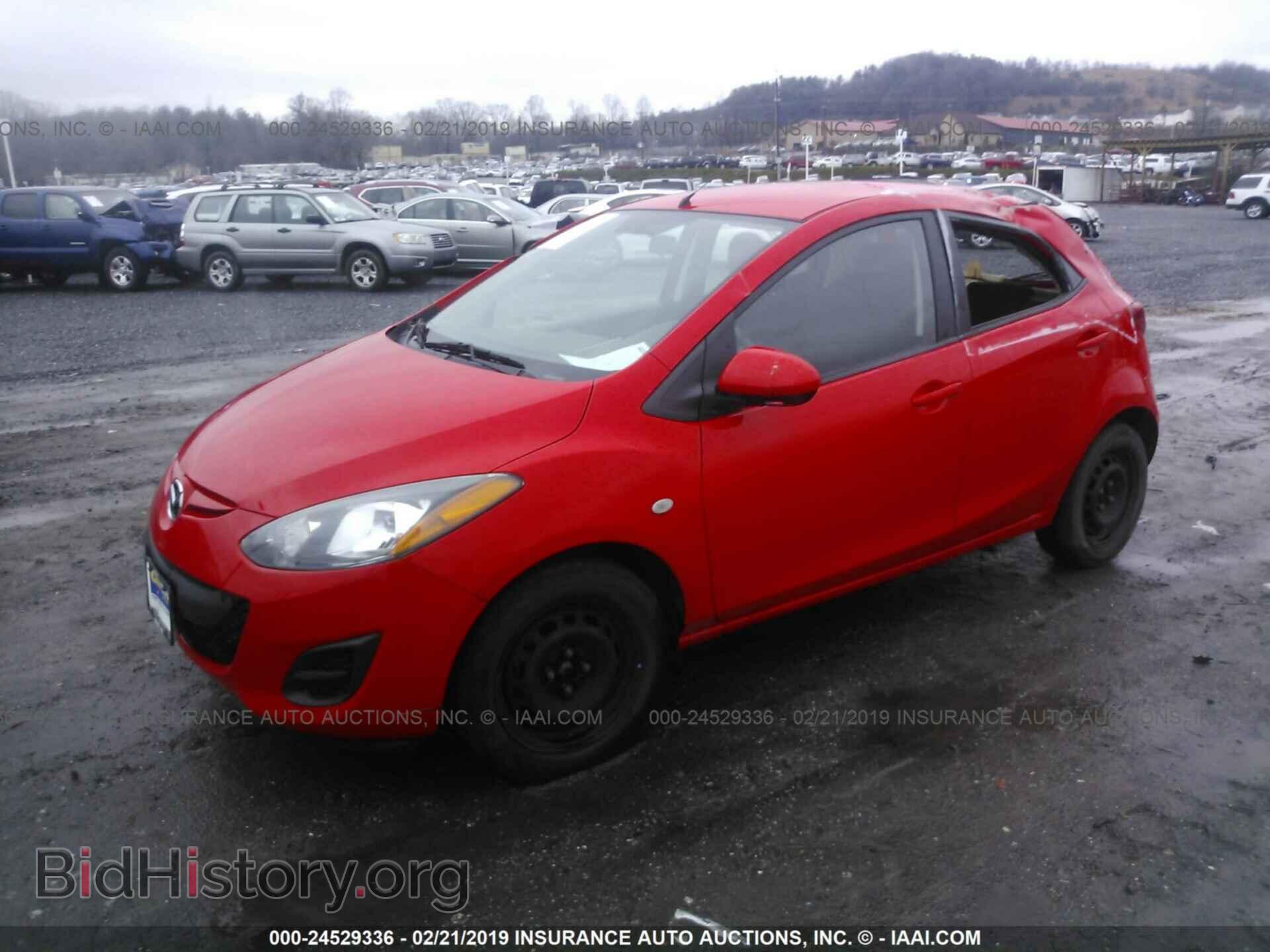 2014 MAZDA MAZDA2 - VIN: JM1DE1KY7E0187532 - Фото 2