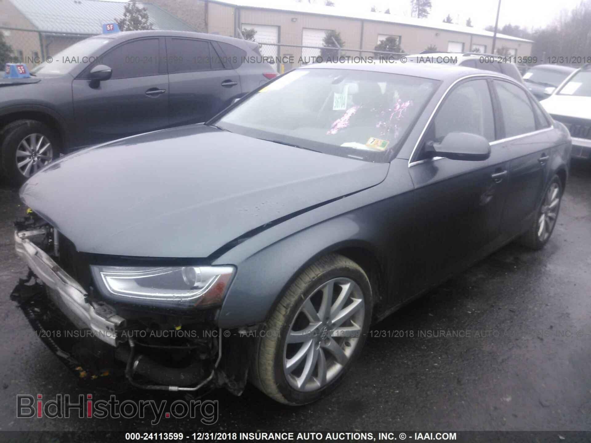 2013 AUDI A4 - VIN: WAUDFAFL2DN028492 - Фото 2