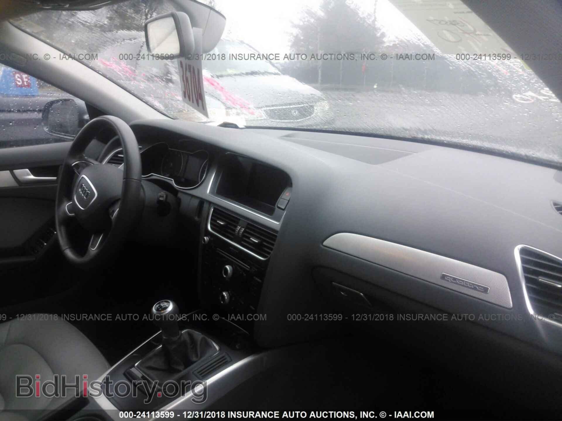2013 AUDI A4 - VIN: WAUDFAFL2DN028492 - Фото 5