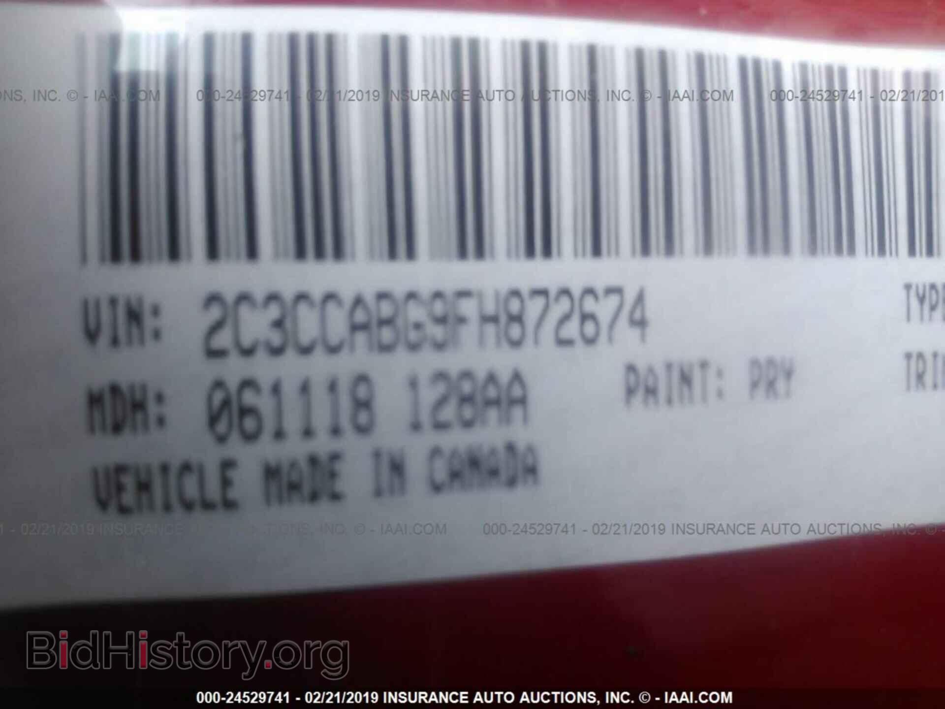 2015 CHRYSLER 300 - VIN: 2C3CCABG9FH872674 - Photo 9