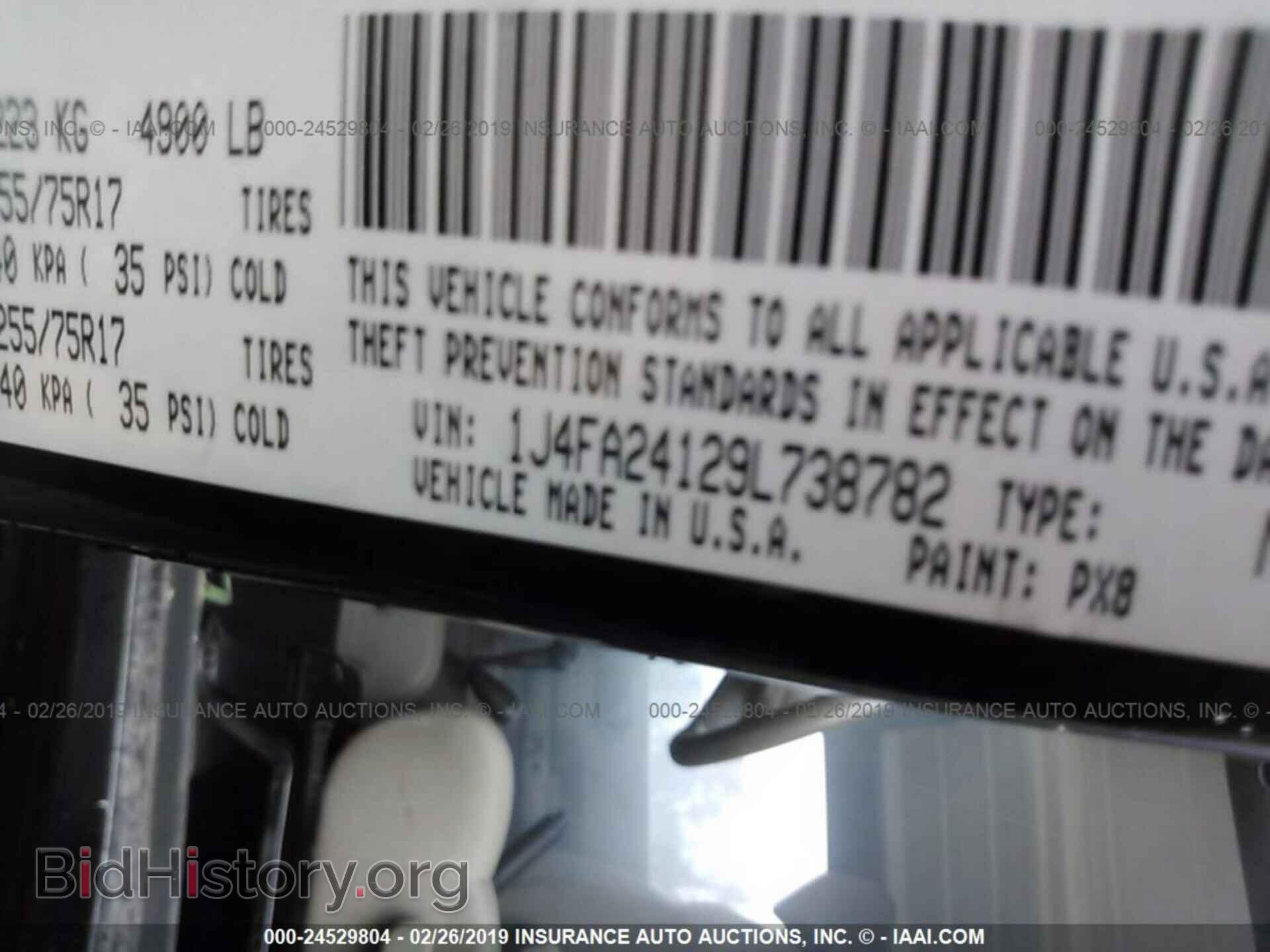 2009 JEEP WRANGLER - VIN: 1J4FA24129L738782 - Фото 9