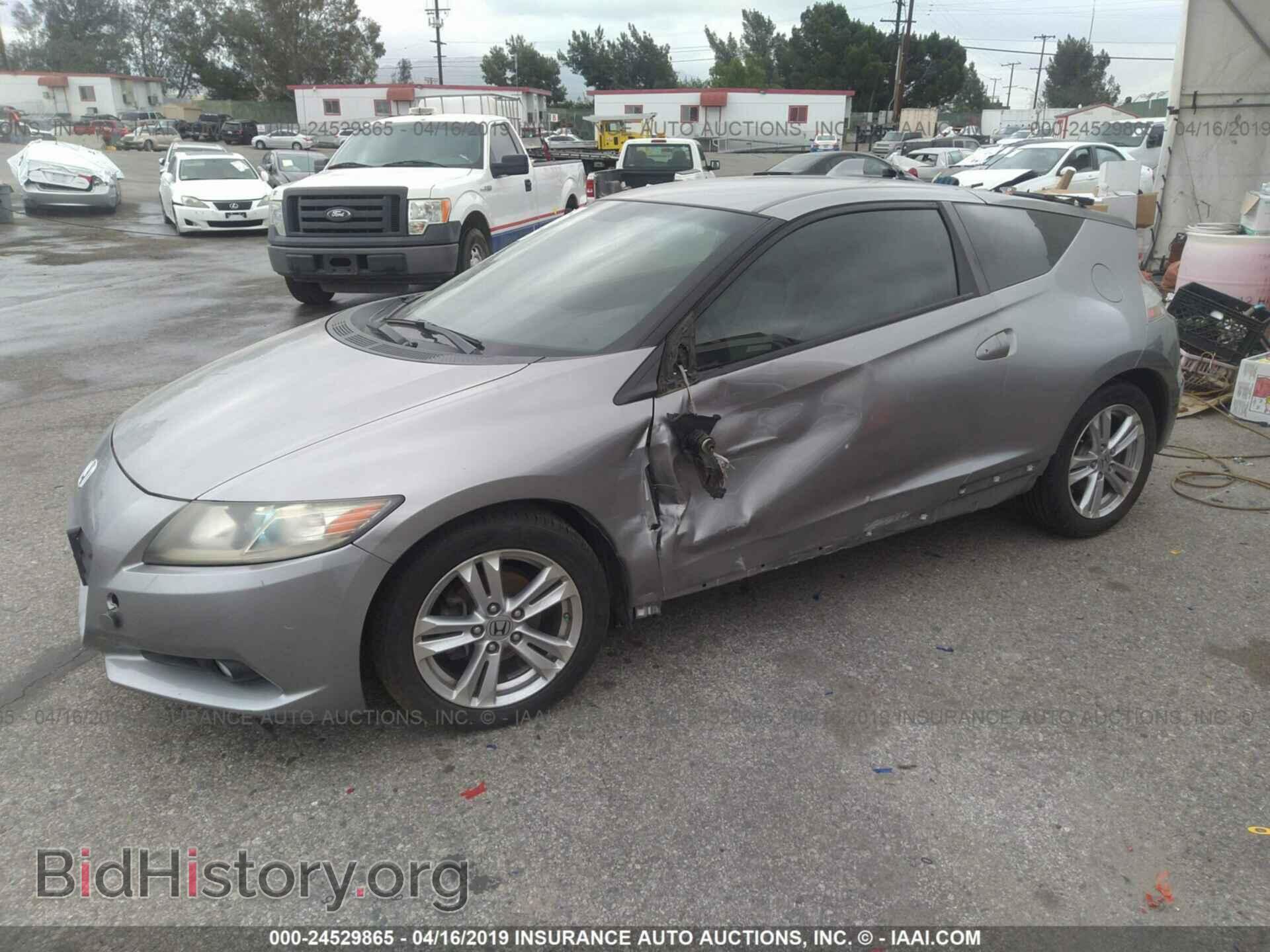 2011 HONDA CR-Z - VIN: JHMZF1D63BS010649 - Фото 2