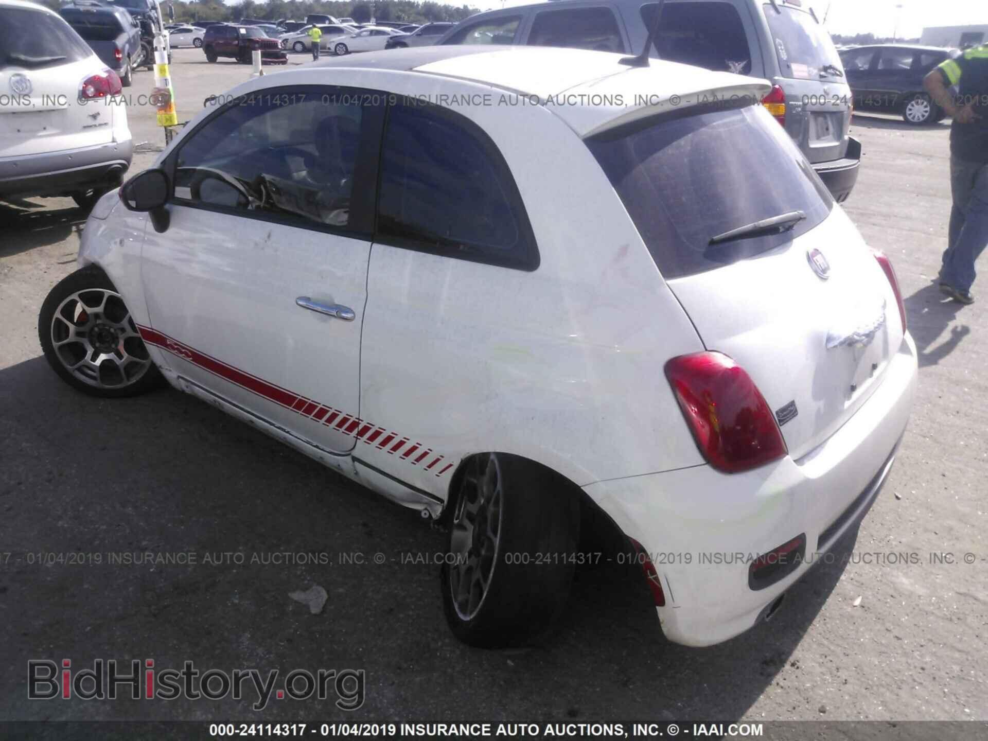 2013 FIAT 500 - VIN: 3C3CFFBR2DT515217 - Фото 3