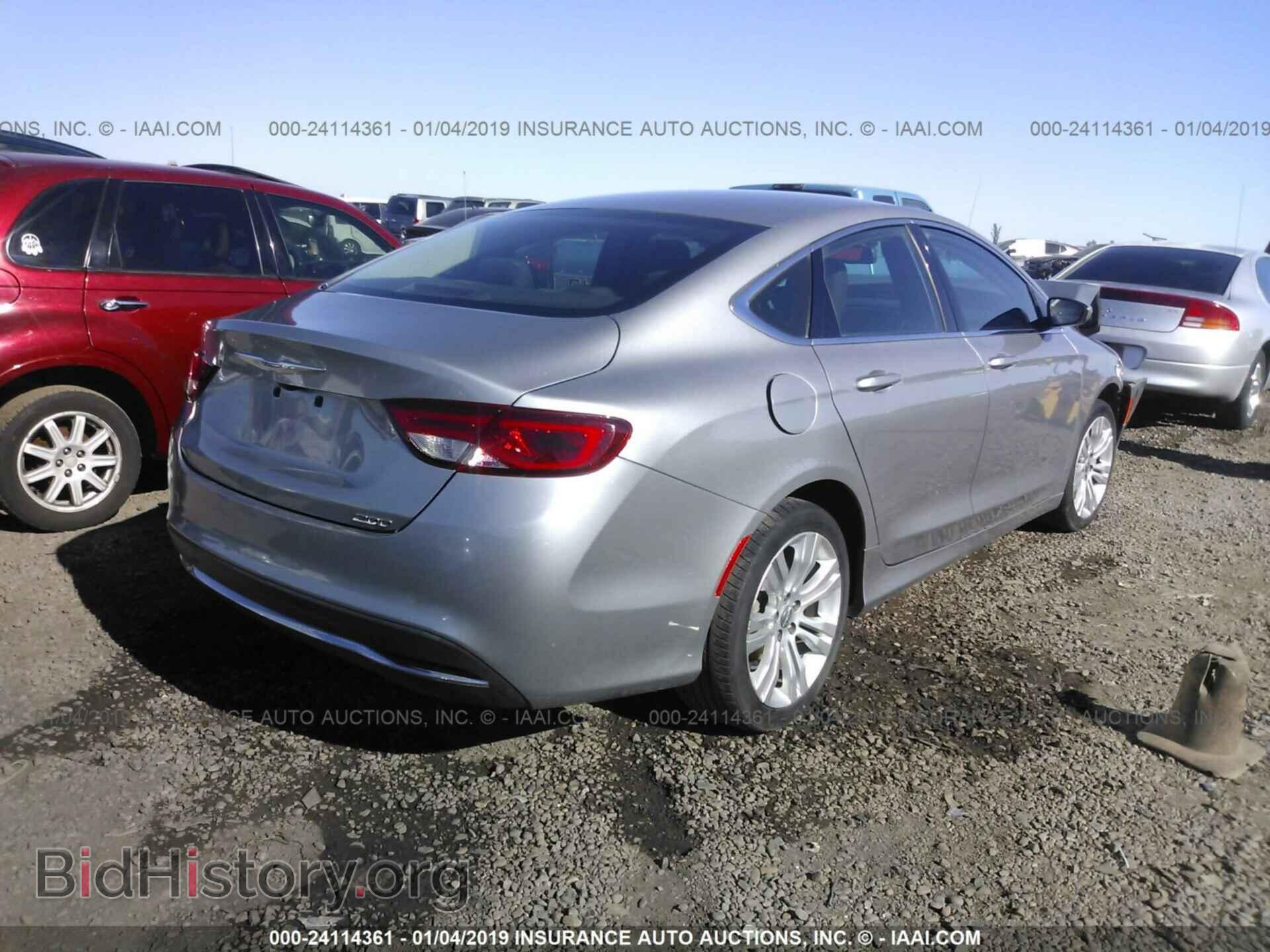 2016 CHRYSLER 200 - VIN: 1C3CCCAB5GN119573 - Фото 4