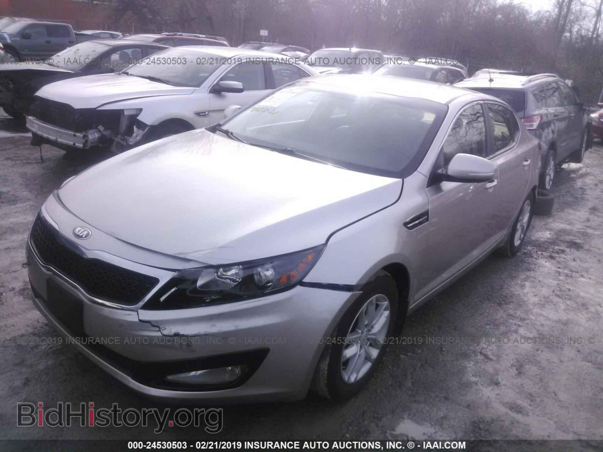 2013 KIA OPTIMA - VIN: KNAGM4A71D5361104 - Фото 2