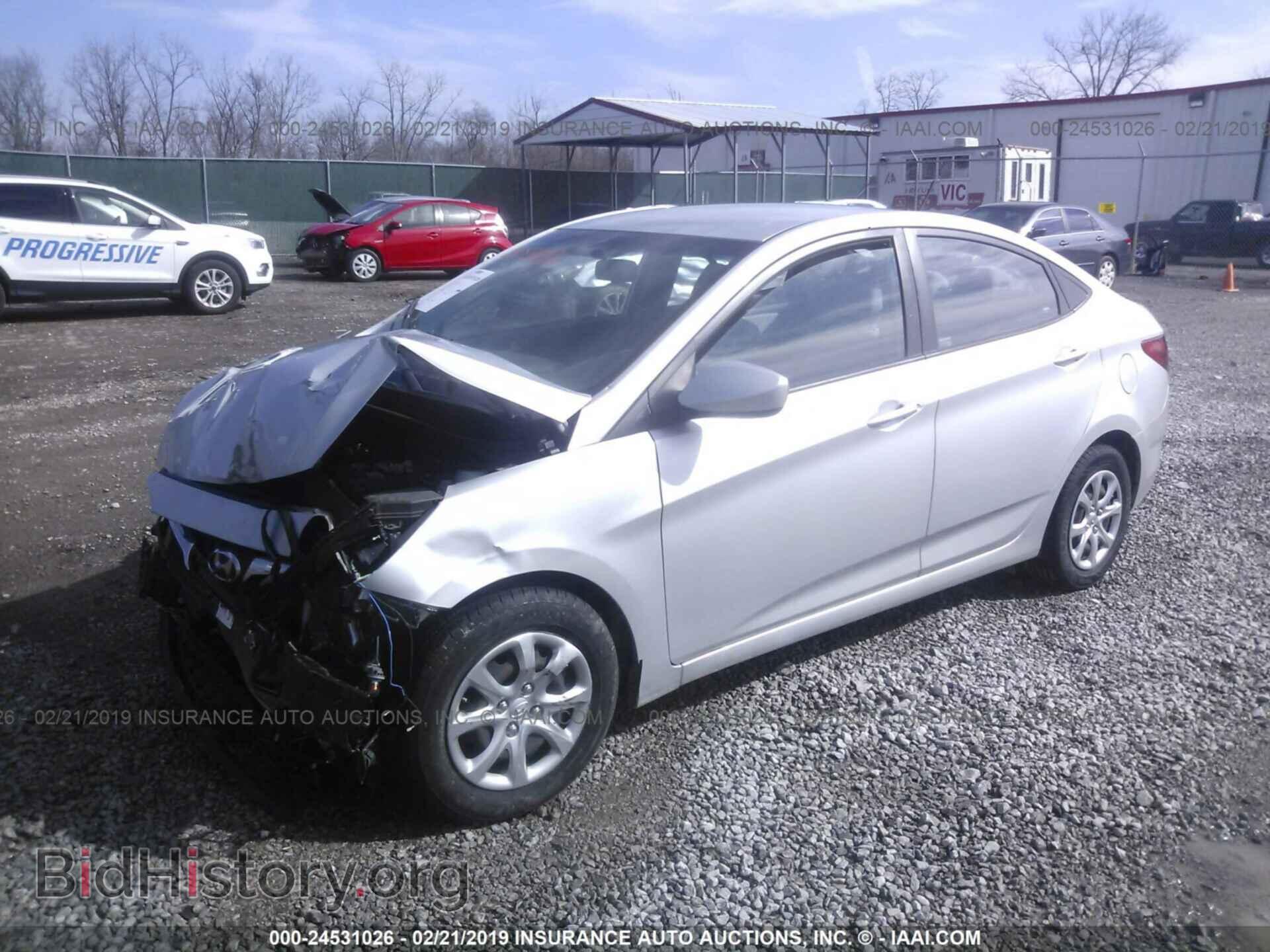 2014 HYUNDAI ACCENT - VIN: KMHCT4AE2EU659196 - Фото 2